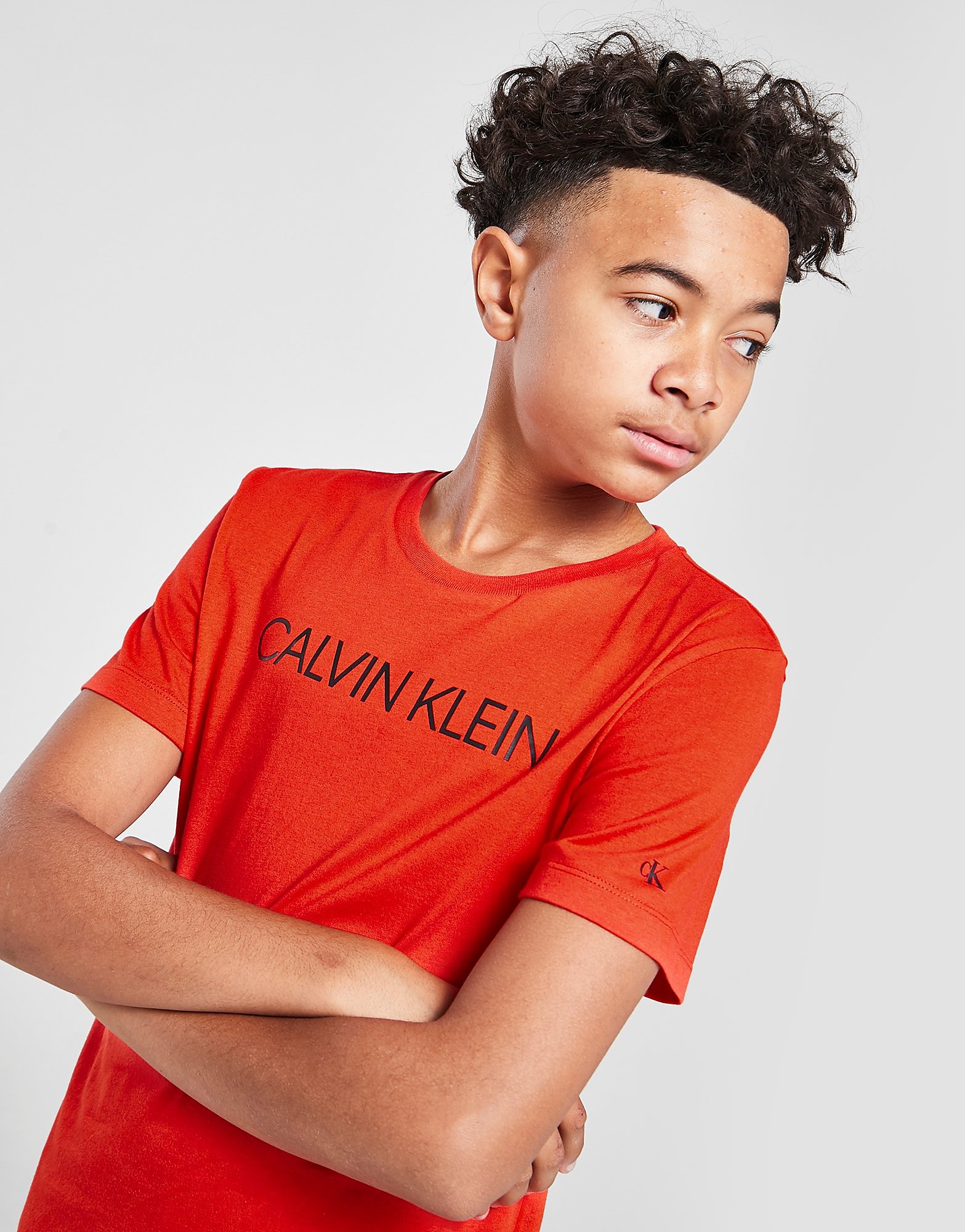 

Calvin Klein Institutional Logo T-Shirt - Red - Kids, Red
