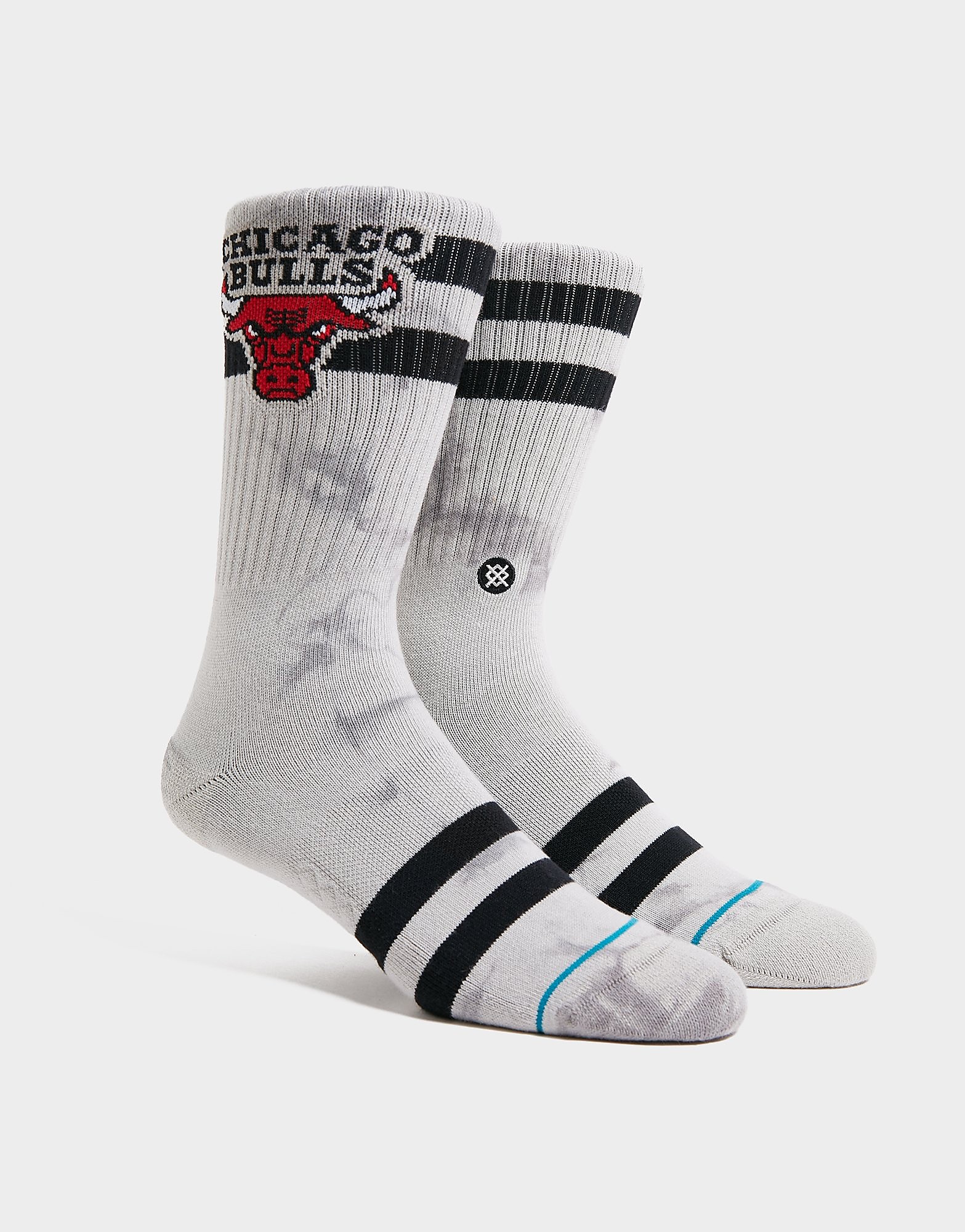 Stance Bulls Dyed Socks - White - Mens, White