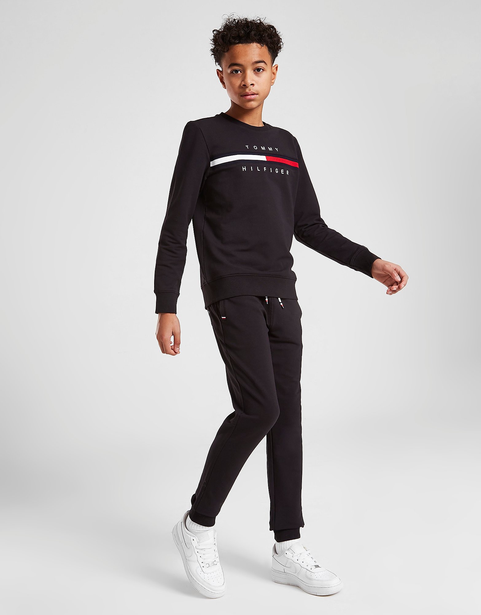 

Tommy Hilfiger Flag Rib Joggers Junior - Black - Kids, Black