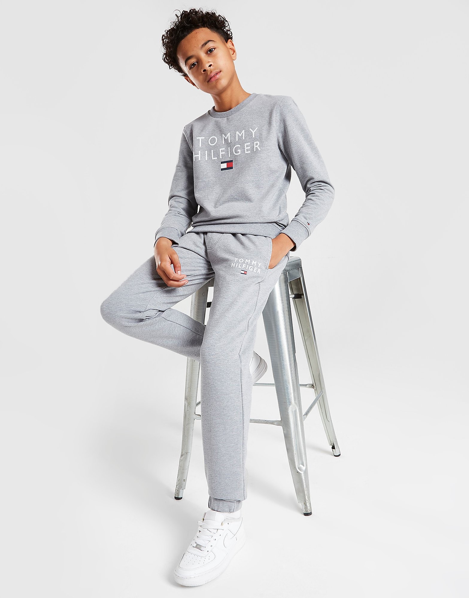 

Tommy Hilfiger Logo Joggers Junior - Grey - Kids, Grey