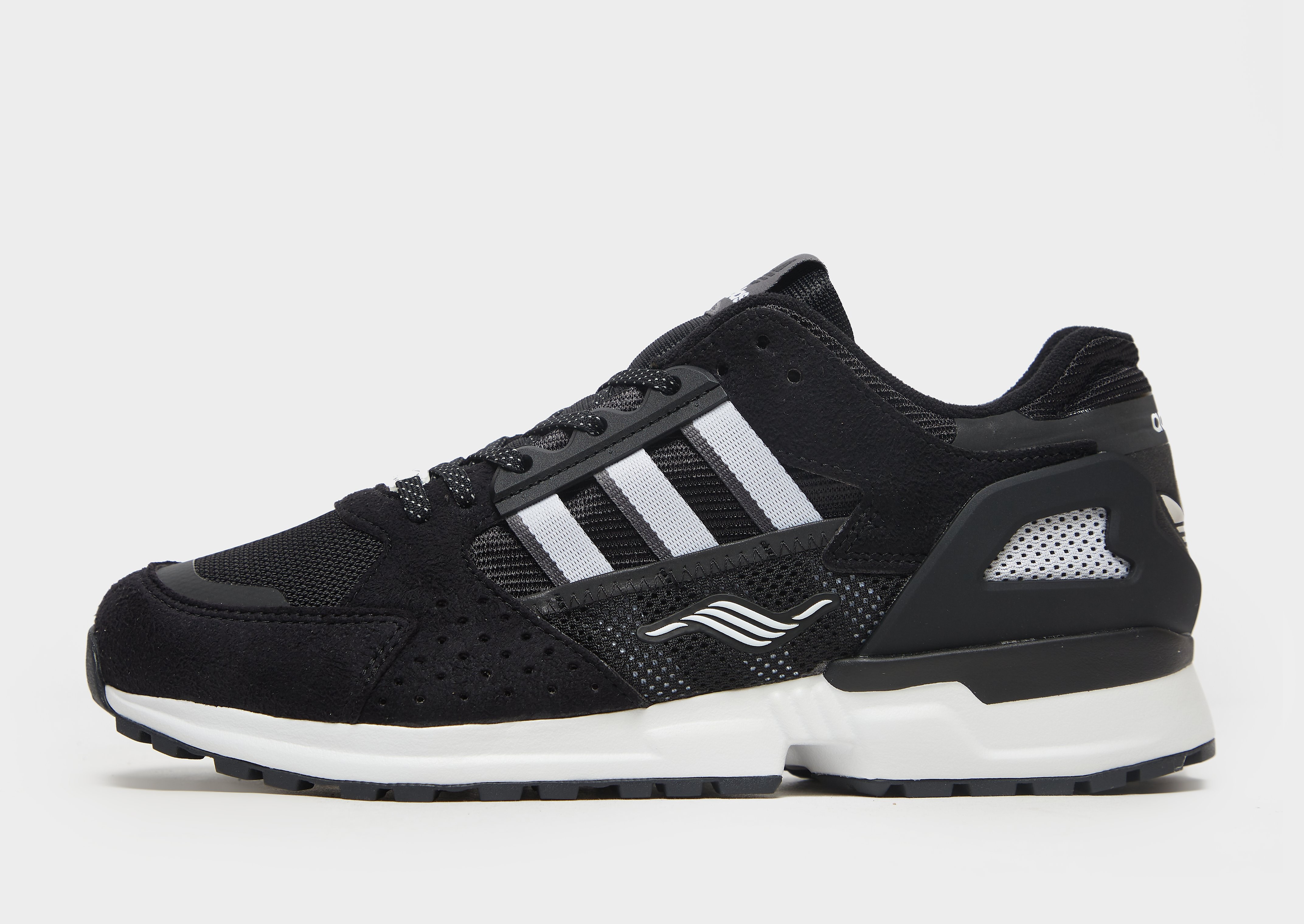 

adidas Originals ZX 10,000 C - Core Black / Core Black / Cloud White - Womens, Core Black / Core Black / Cloud White