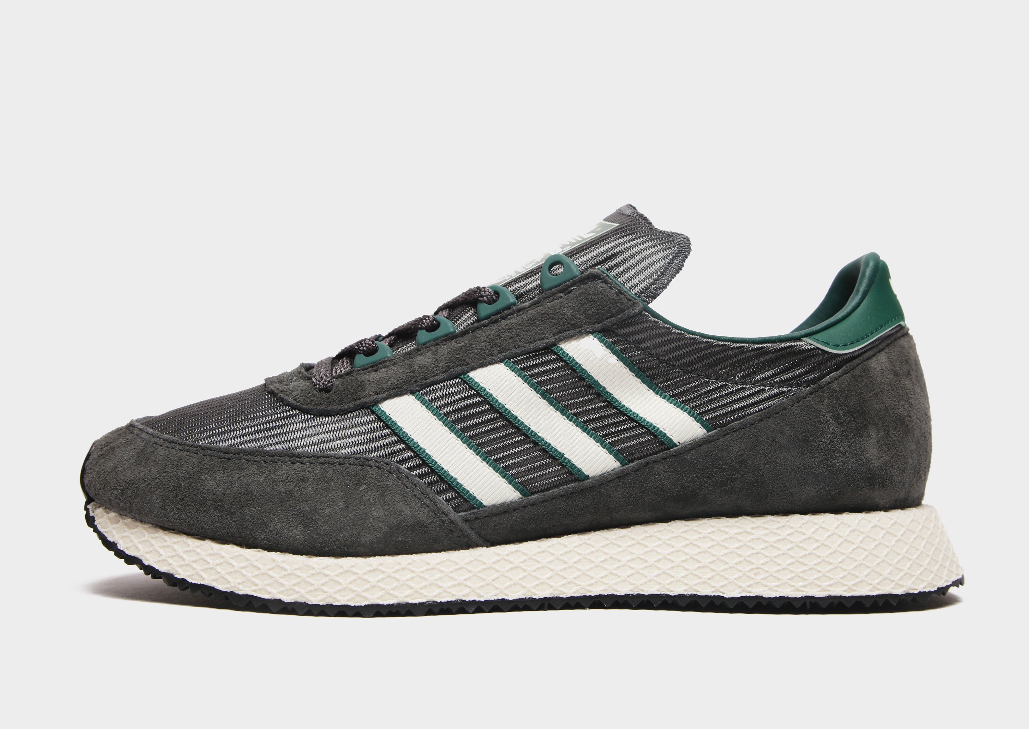 

adidas Originals Glenbuck - Grey/Green - Mens, Grey/Green