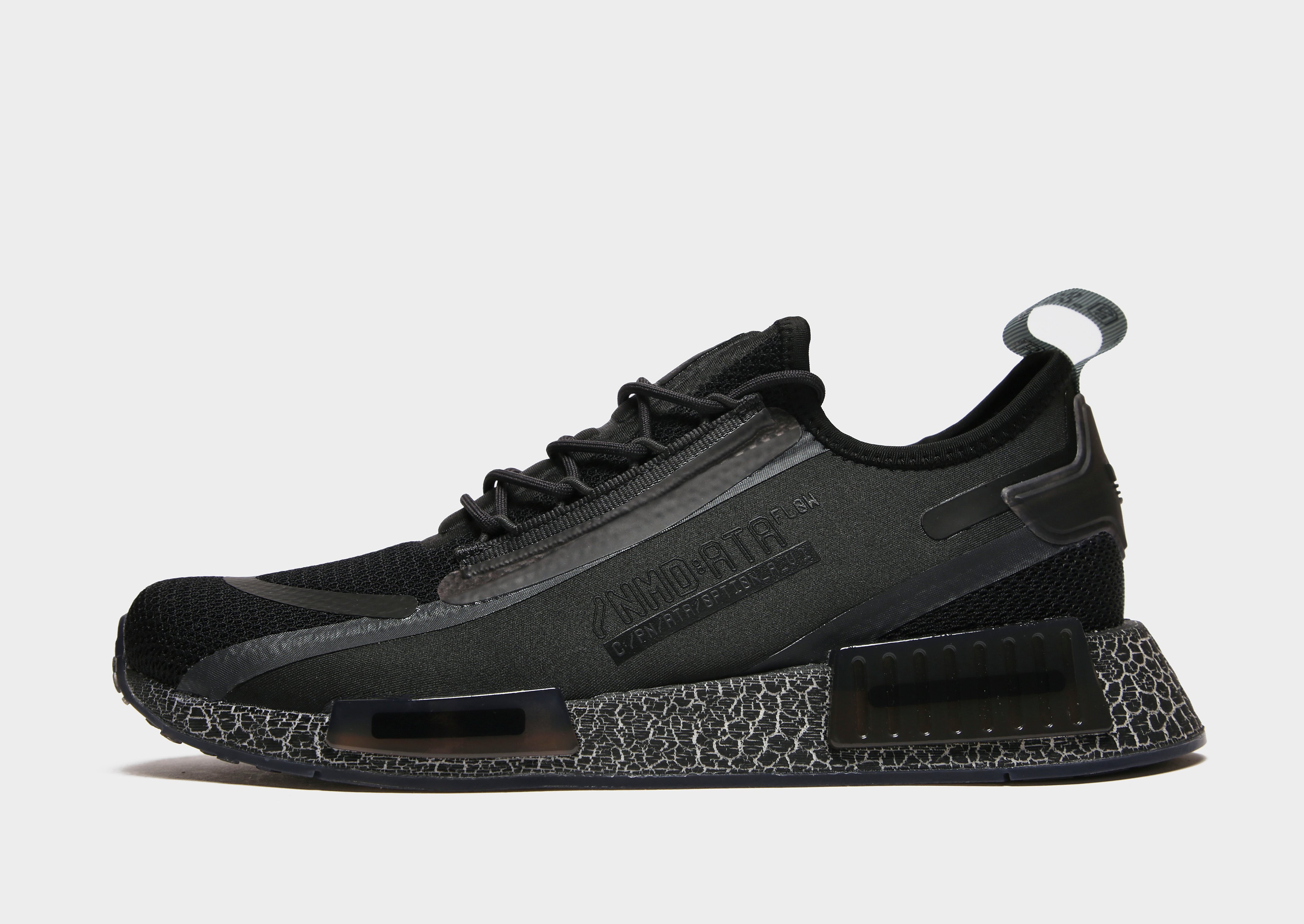 

adidas Originals NMD_R1 Spectoo - Black - Mens, Black