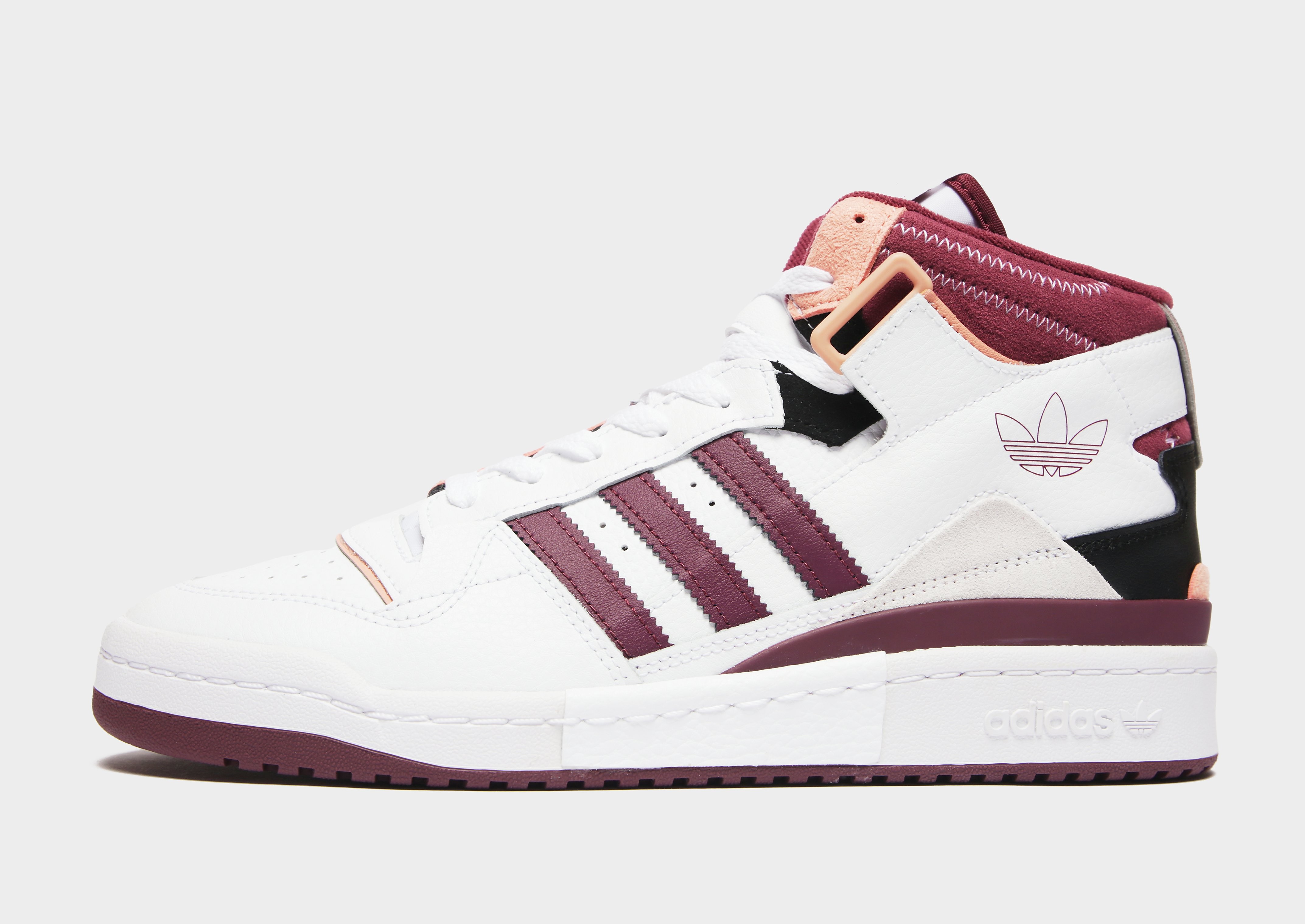 

adidas Originals Forum Mid - White/Red - Mens, White/Red