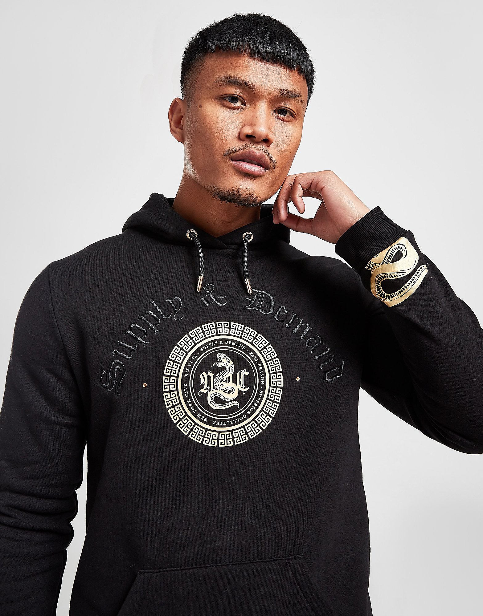 Supply & Demand Slither Hoodie - Only at JD - Black - Mens, Black