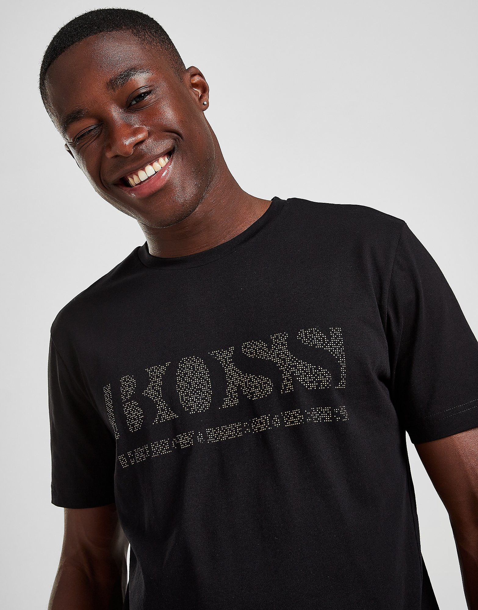 BOSS Pixel T-Shirt - Black - Mens, Black