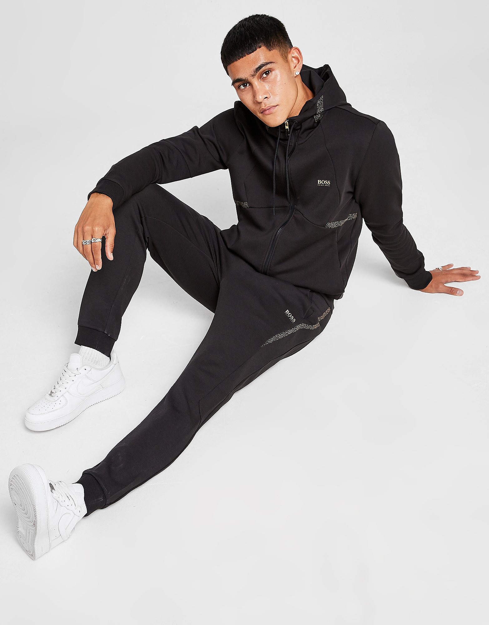 

BOSS Hadiko Pixel Joggers - Black - Mens, Black