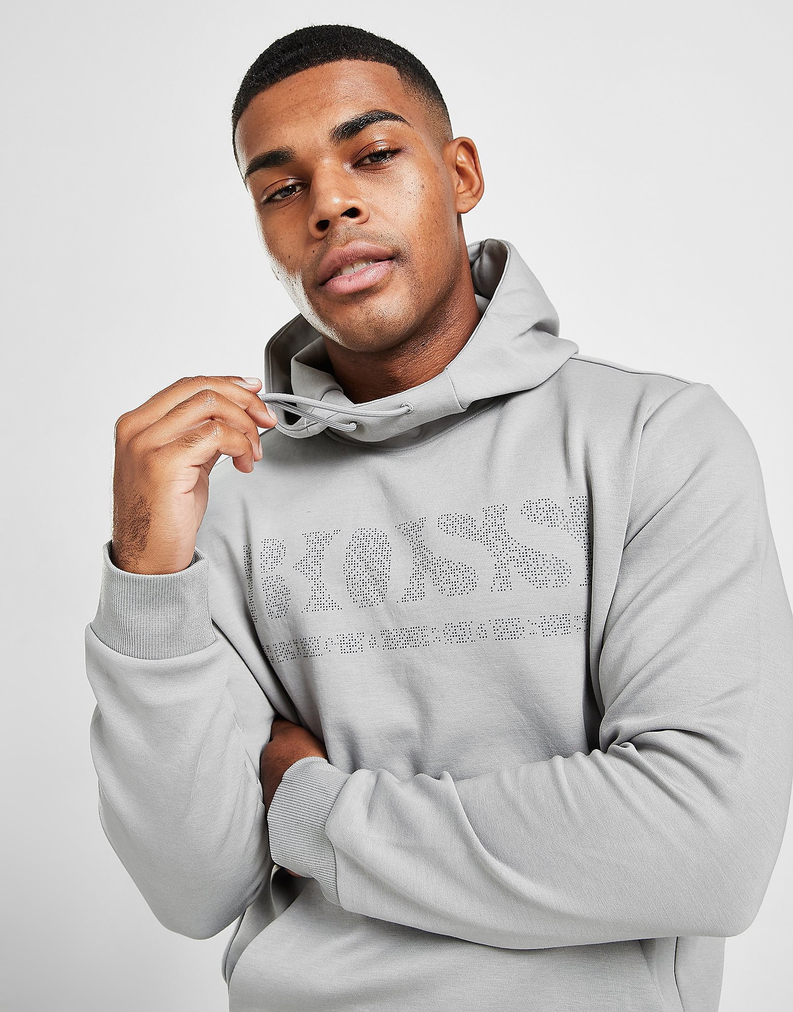

BOSS Soody Pixel Hoodie - Only at JD - Grey - Mens, Grey
