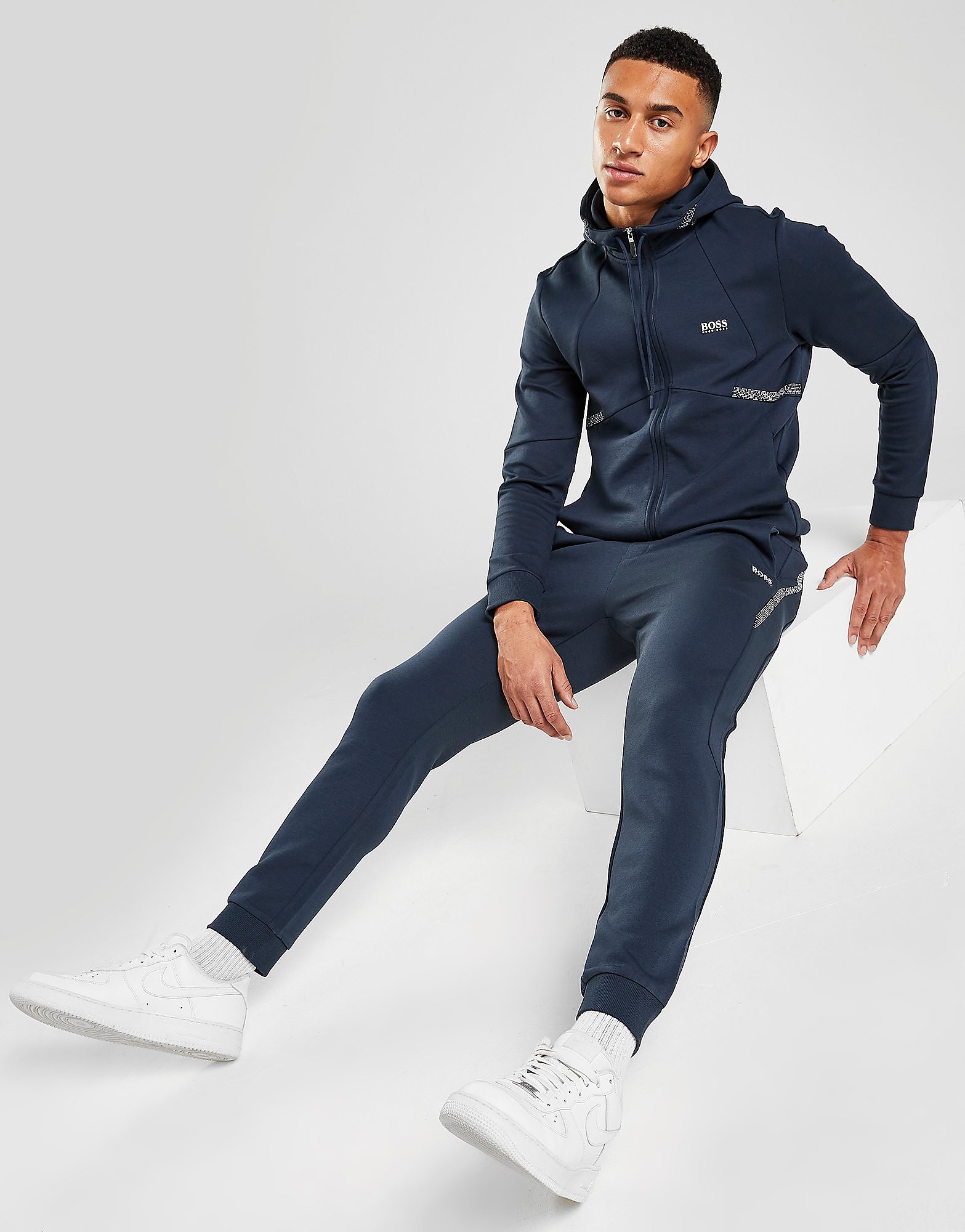 

BOSS Hadiko Pixel Joggers - Blue - Mens, Blue