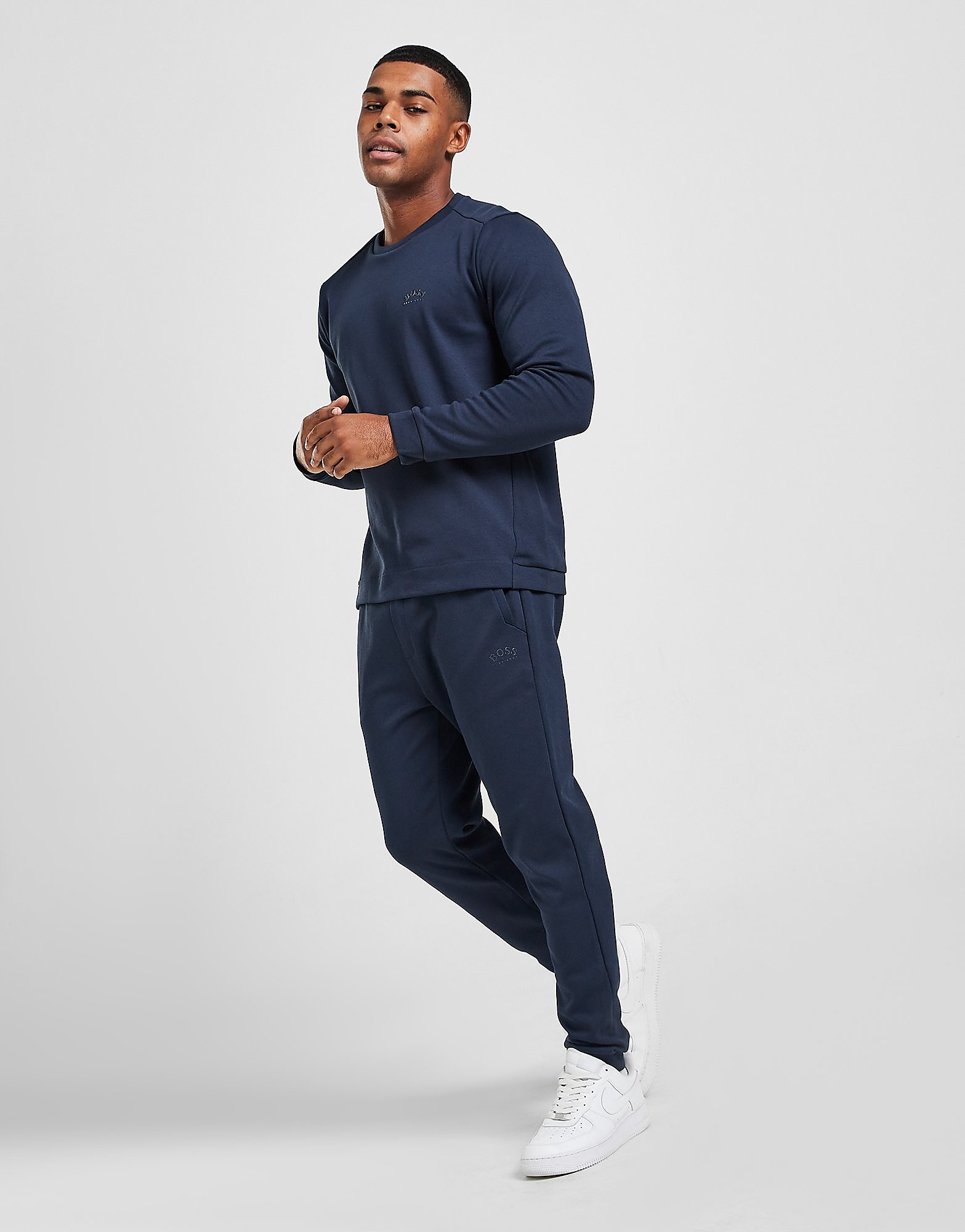 

BOSS Salbo X Crew Tracksuit - Navy - Mens, Navy