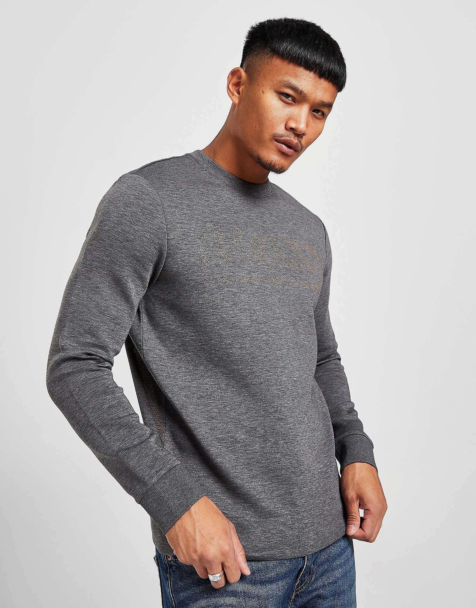 

BOSS Salbo Pixel Sweatshirt - Grey - Mens, Grey
