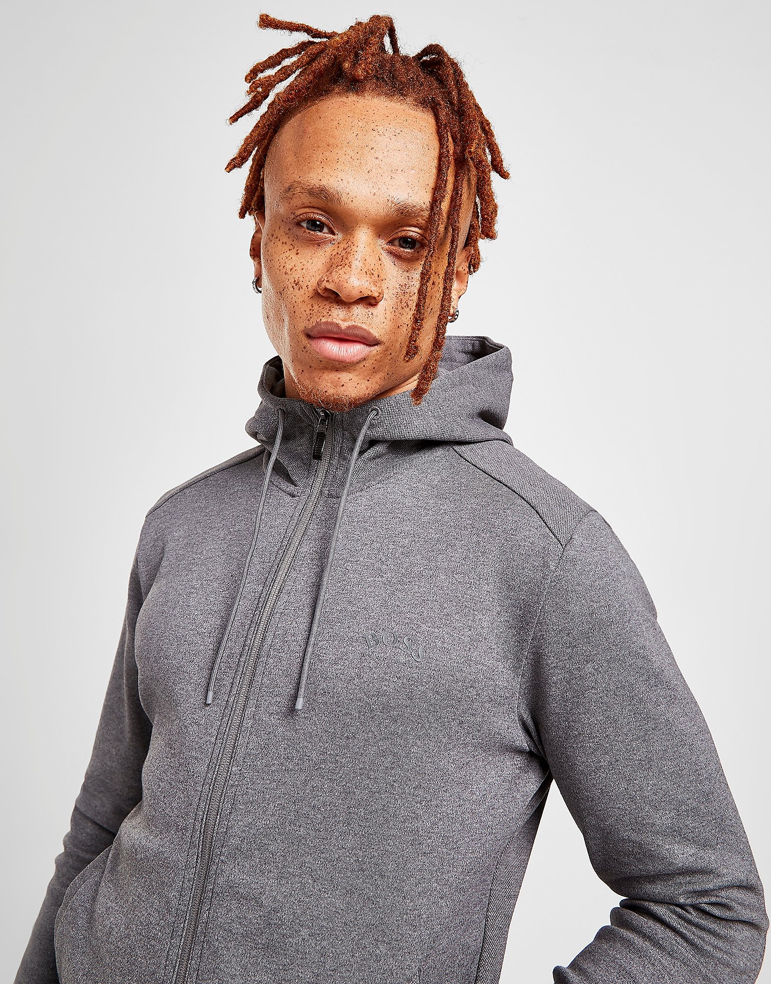 

BOSS Saggy Hoodie - Grey - Mens, Grey