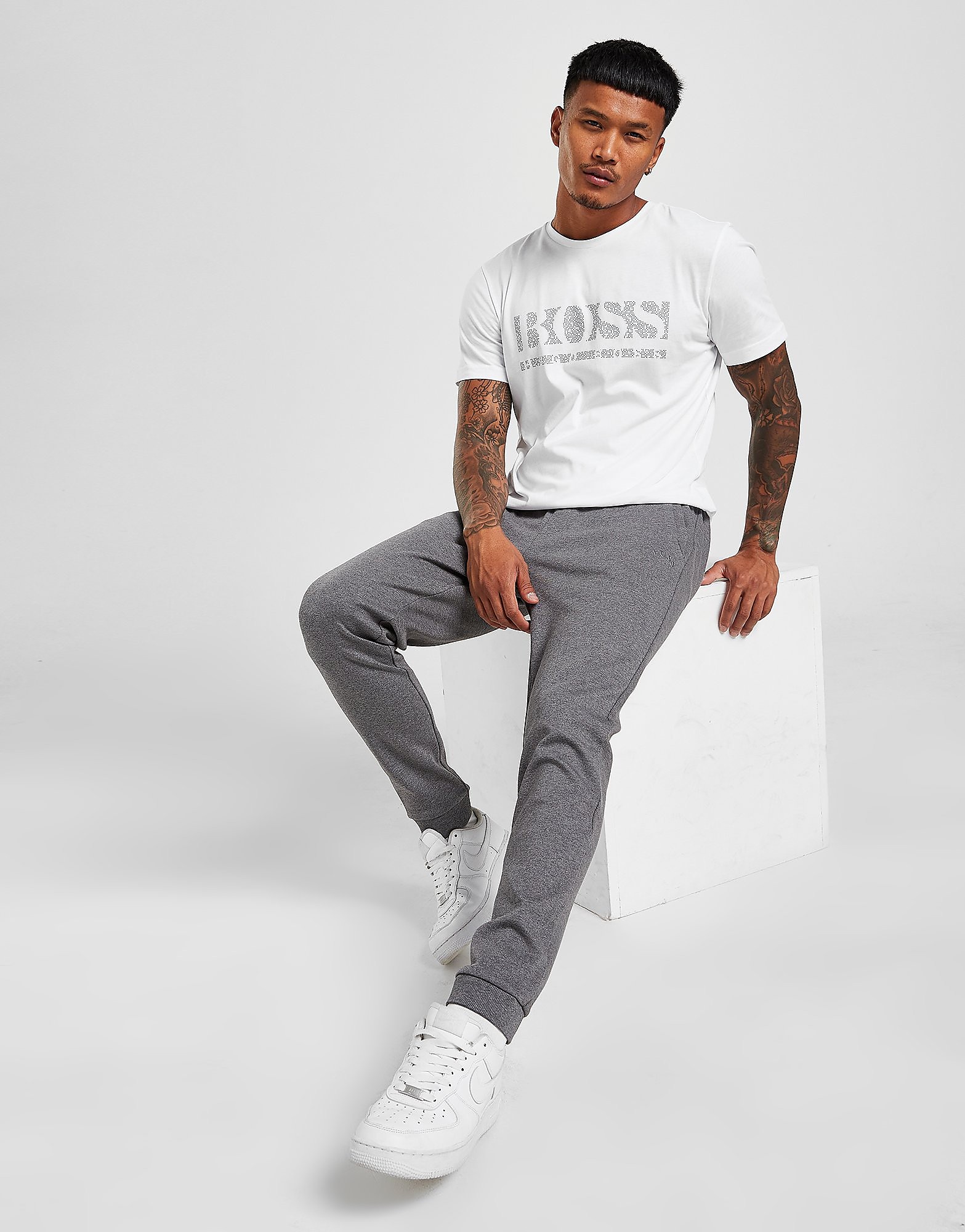 

BOSS Hadiko Joggers - Grey - Mens, Grey