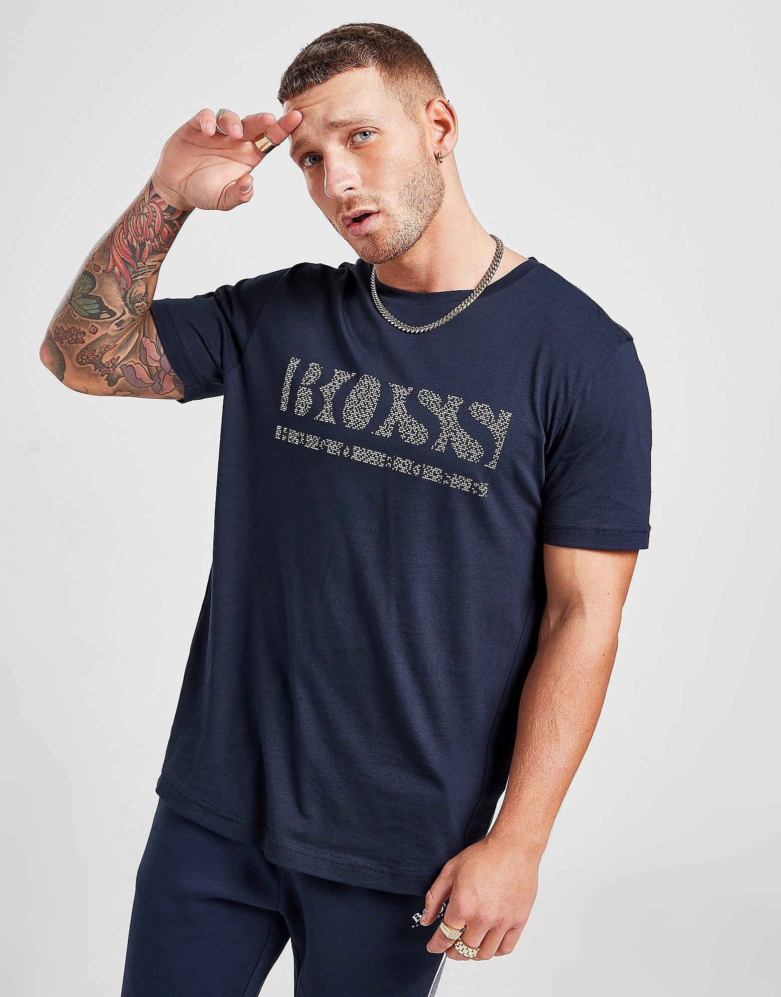 

BOSS Pixel T-Shirt - Blue - Mens, Blue