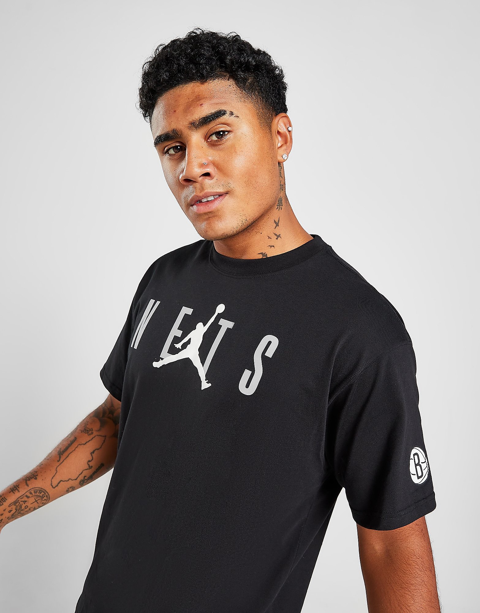 

Jordan NBA Brooklyn Nets Statement T-Shirt - Black - Mens, Black