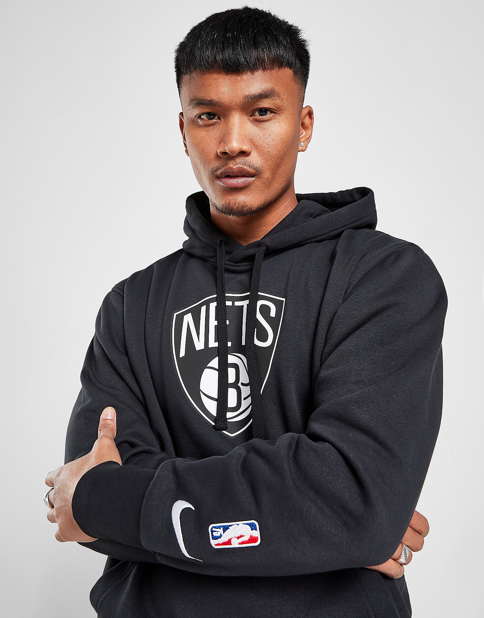 

Nike NBA Brooklyn Nets Pullover Fleece Hoodie - Black - Mens, Black