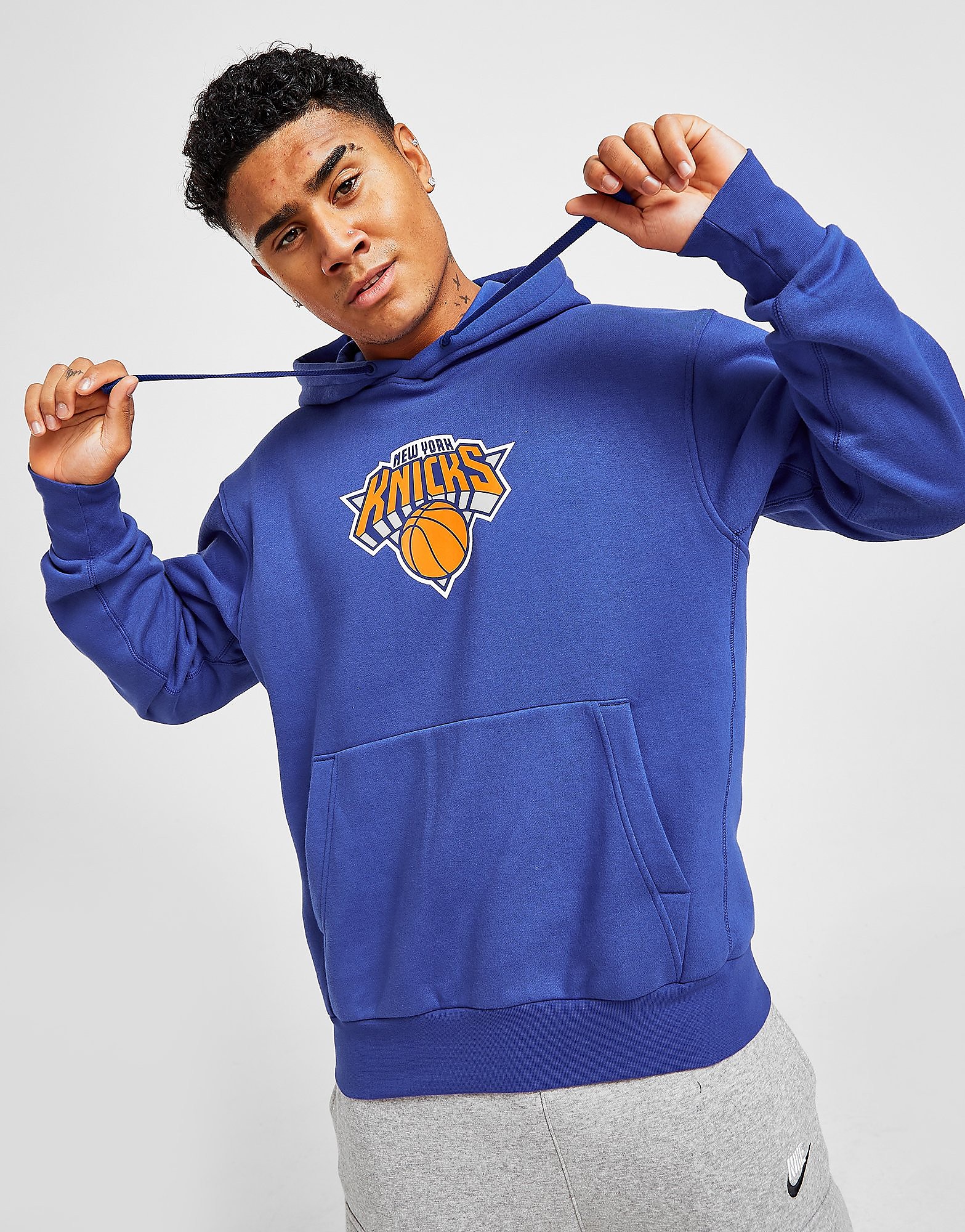 

Nike NBA New York Knicks Essential Fleece Hoodie - Blue - Mens, Blue