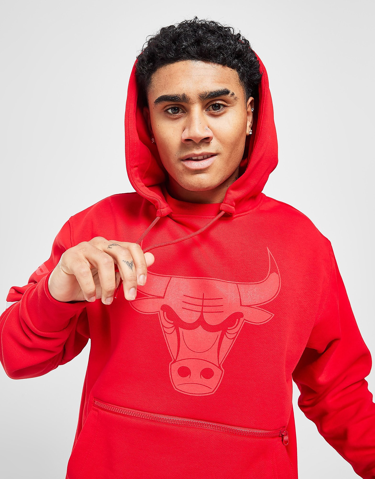 

Jordan NBA Chicago Bulls Statement Hoodie - University Red - Mens, University Red