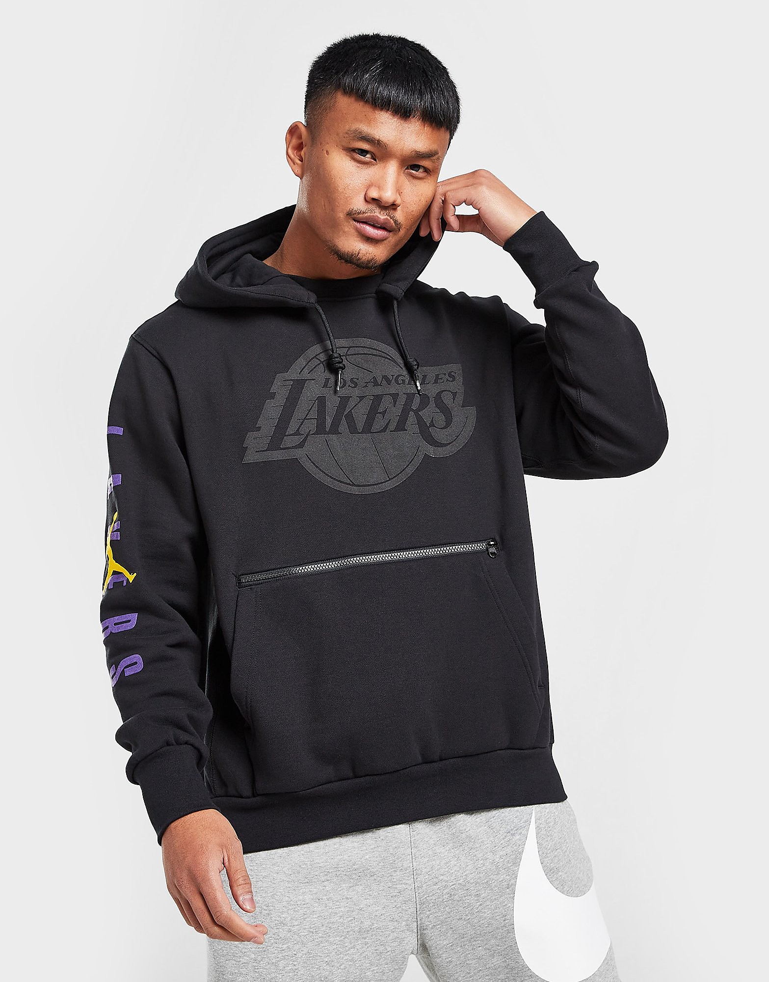 

Jordan NBA Los Angeles Lakers Statement Hoodie - Black - Mens, Black