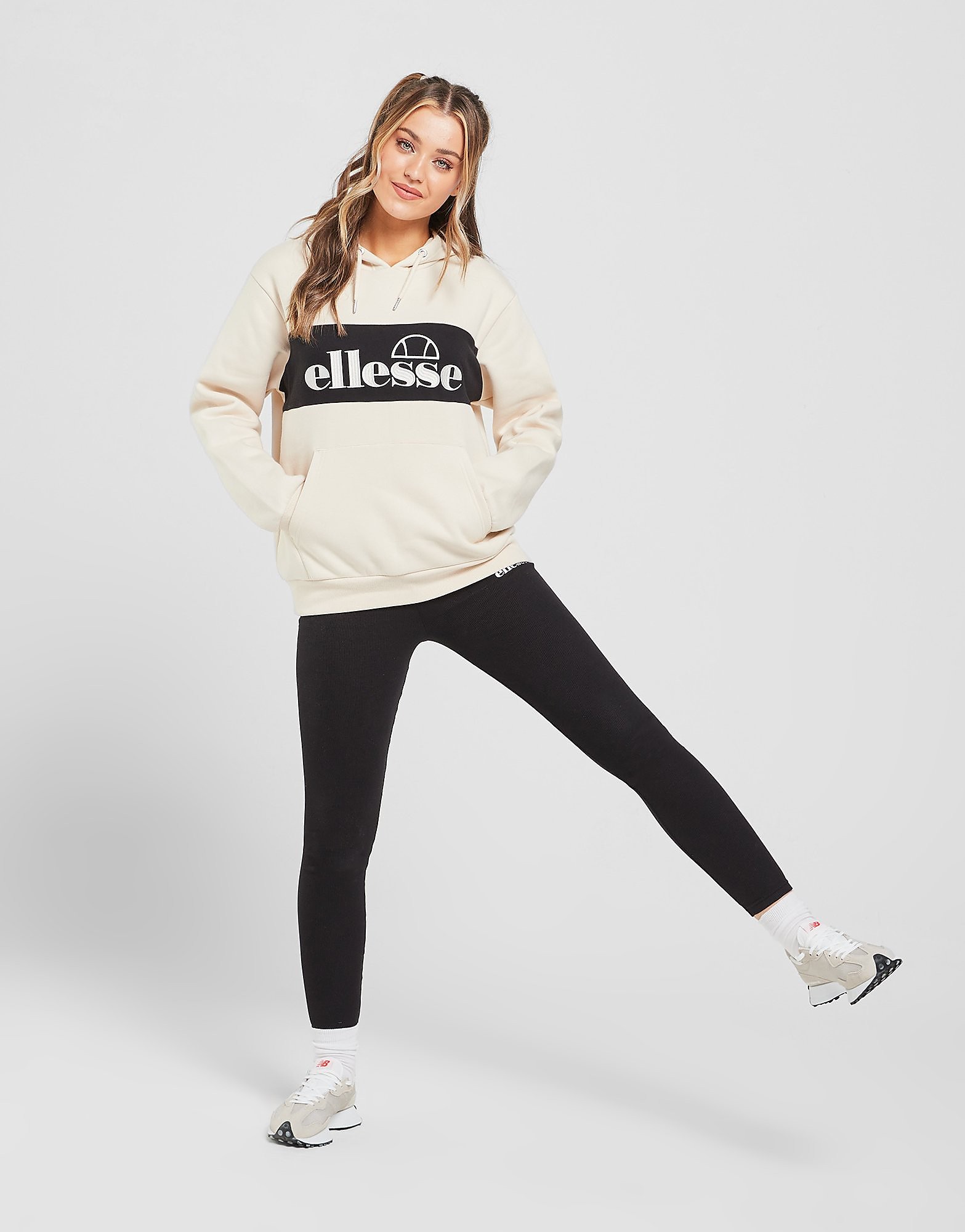 

Ellesse Panel Boyfriend Hoodie - Only at JD - White - Womens, White