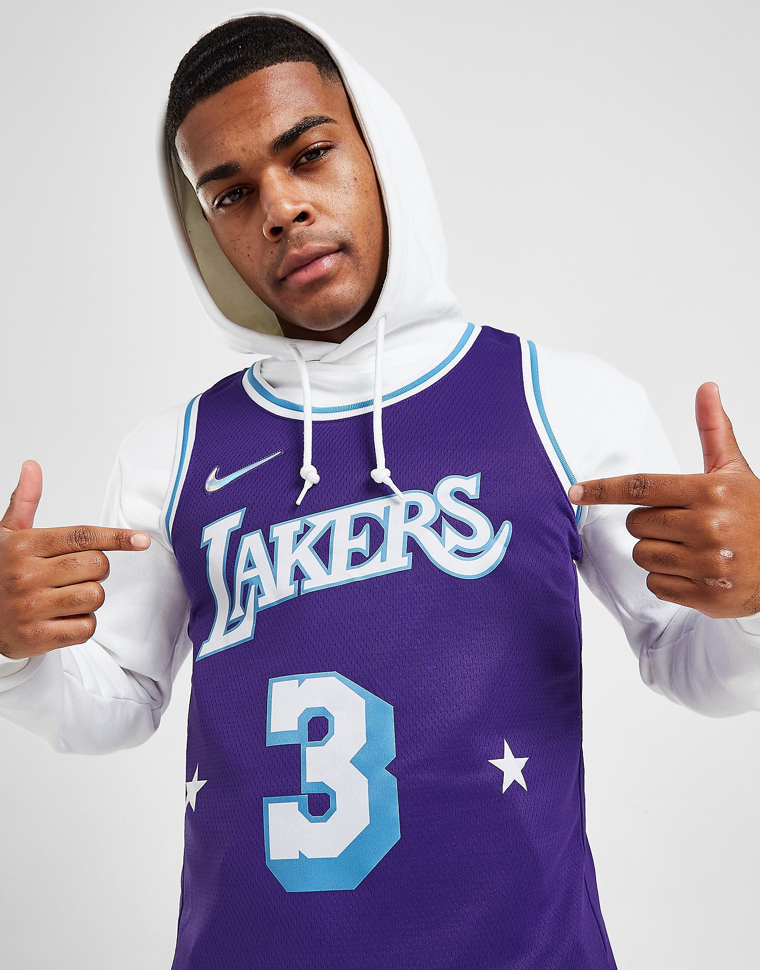 

Nike NBA Los Angeles Lakers Davis #3 Jersey - Field Purple - Mens, Field Purple