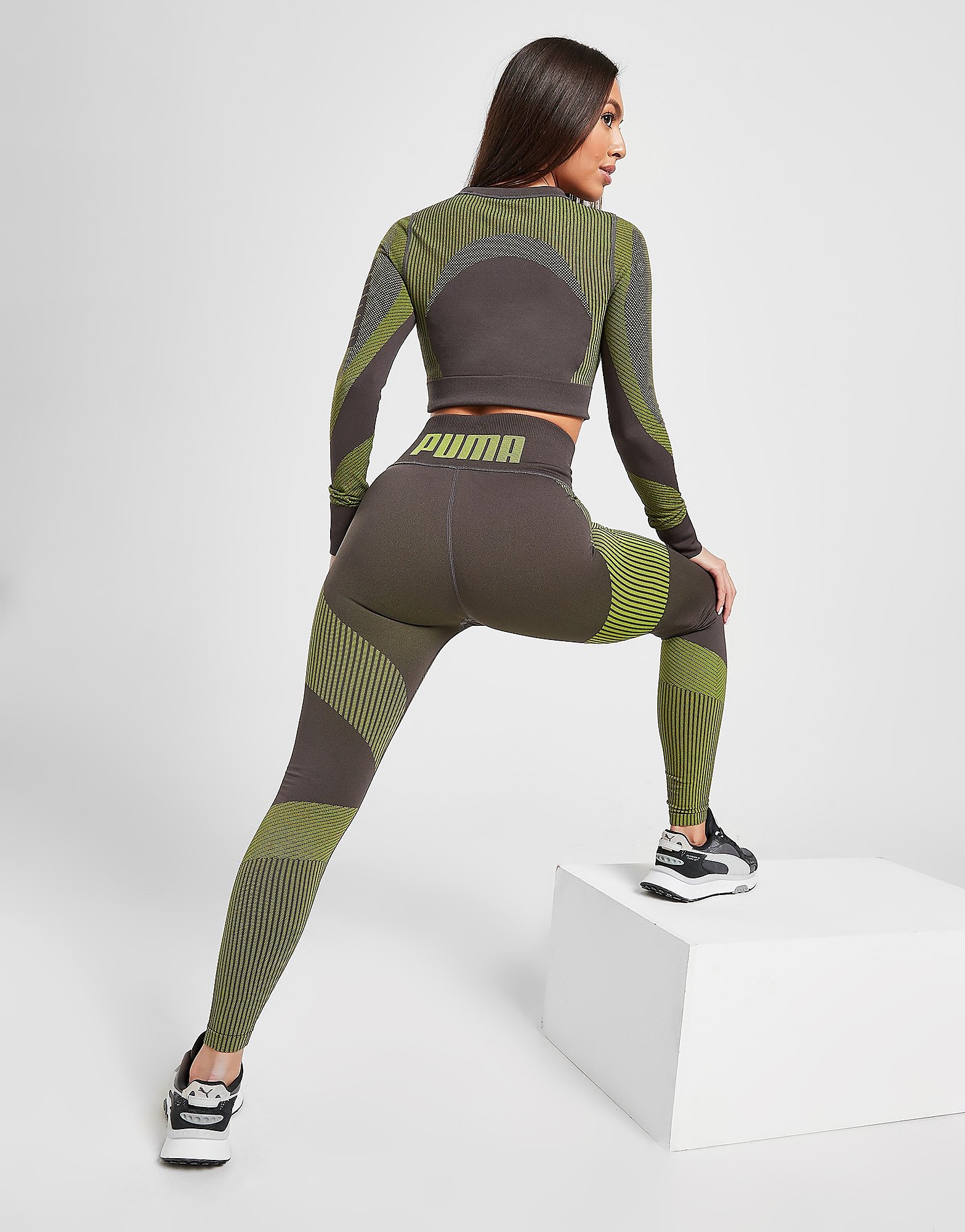 

Puma Training Seamless Tights - Green - Womens, Green