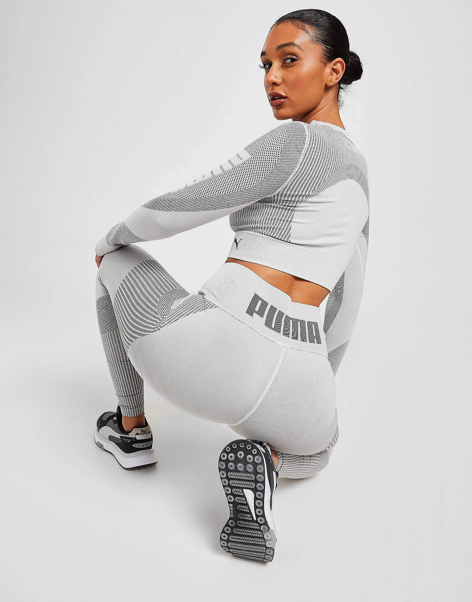 

Puma Training Seamless Tights - Grey - Womens, Grey