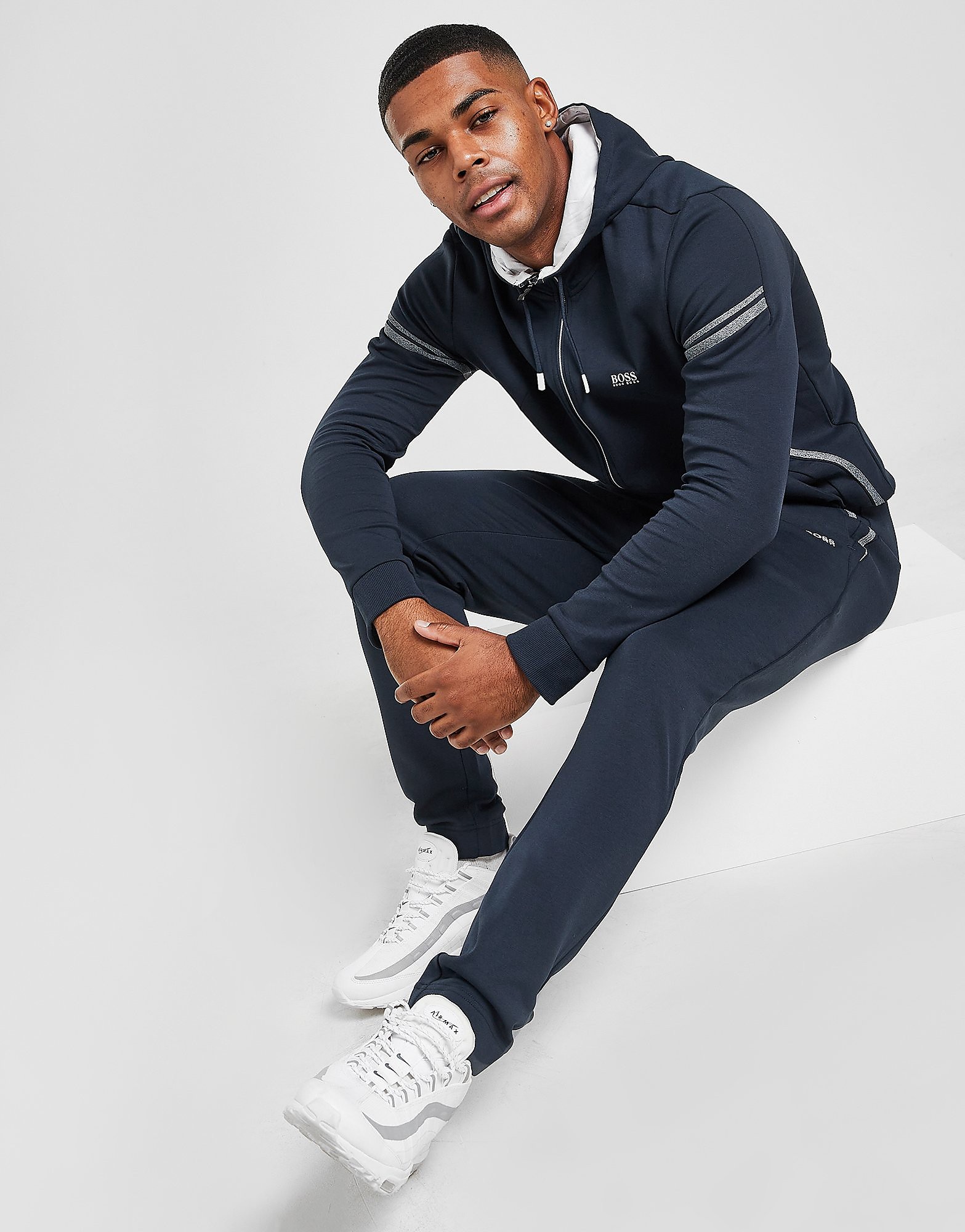 

BOSS Pixel Tracksuit - Navy - Mens, Navy
