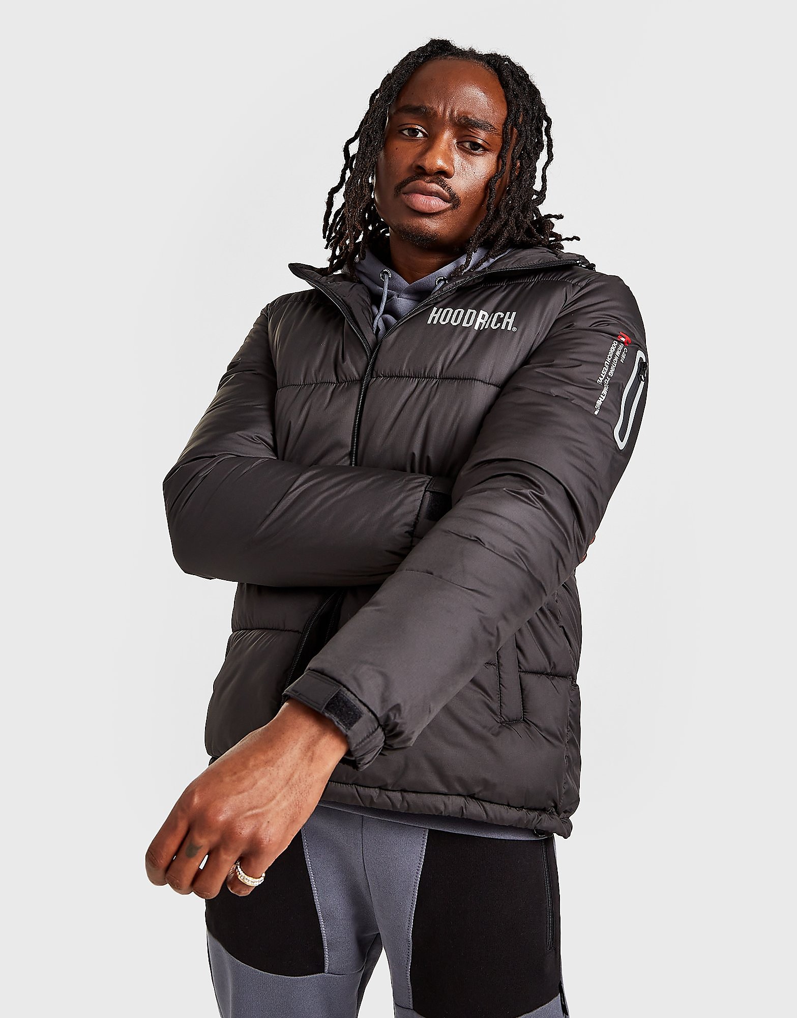 

Hoodrich OG Click Padded Jacket - Black - Mens, Black