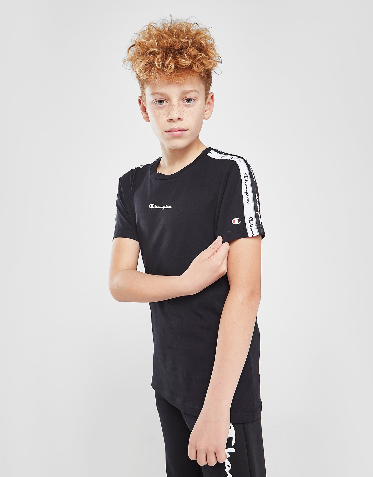 

Champion Tape T-Shirt Junior - Black - Kids, Black