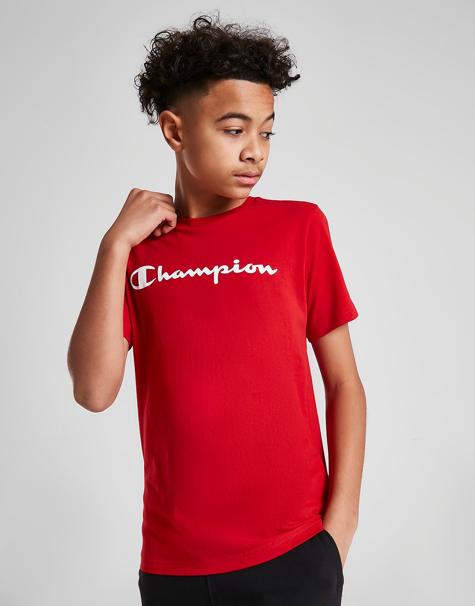 Champion Large Logo T-Shirt Junior - Red - Kids, Red