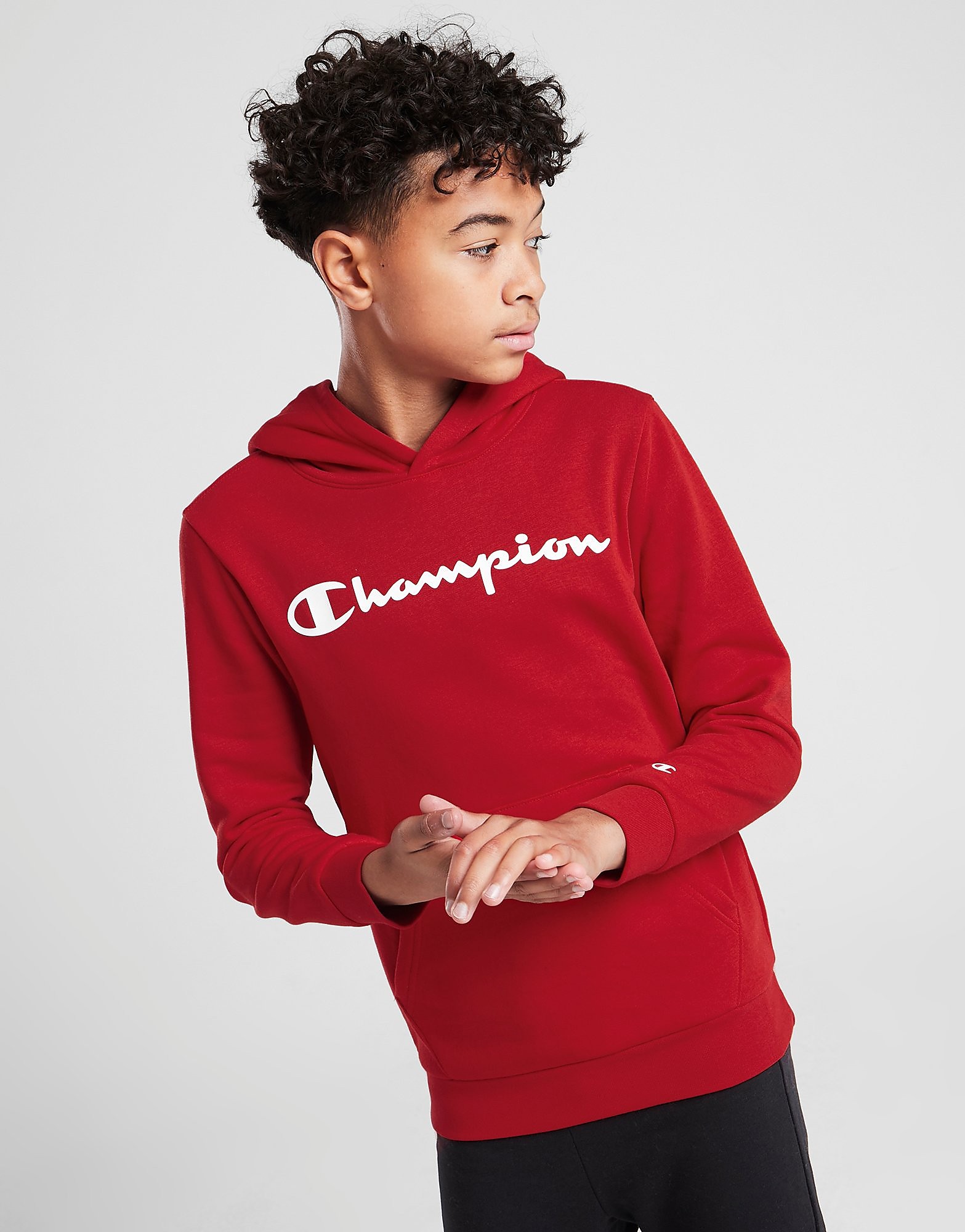 

Champion Legacy Overhead Hoodie Junior - Red - Kids, Red
