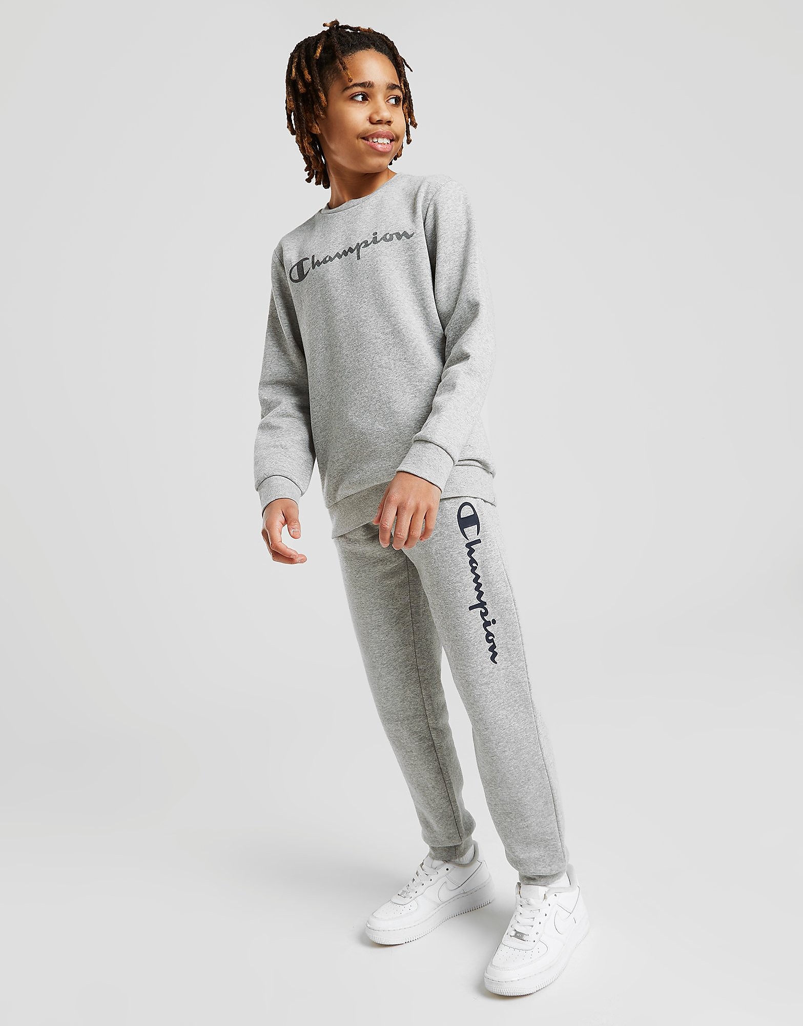 

Champion Logo Fleece Jogers - Grey - Kids, Grey