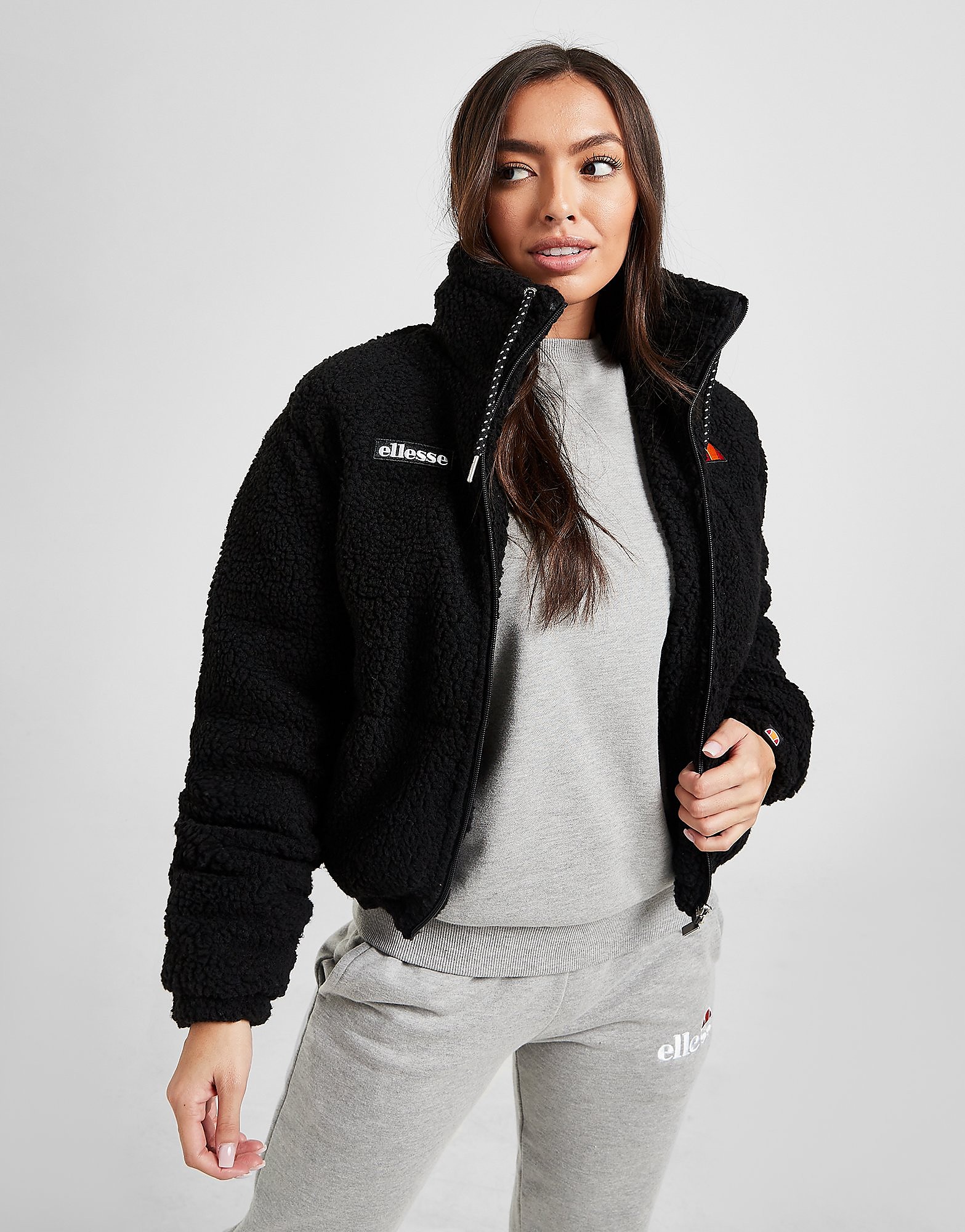 

Ellesse Sherpa Padded Jacket - Black - Womens, Black