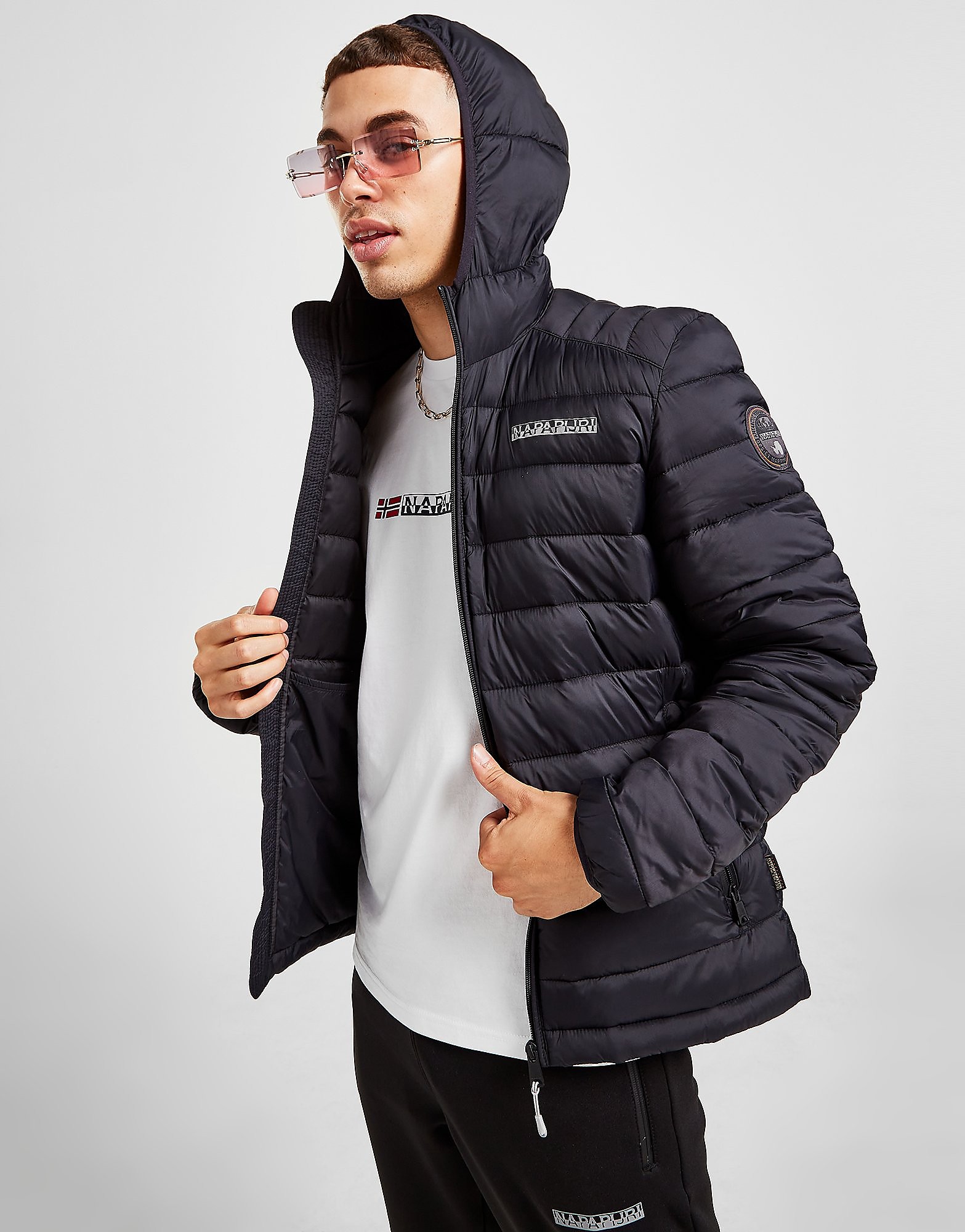 

Napapijri Aka Baffle Jacket - Exclusive - Only at JD - Black - Mens, Black