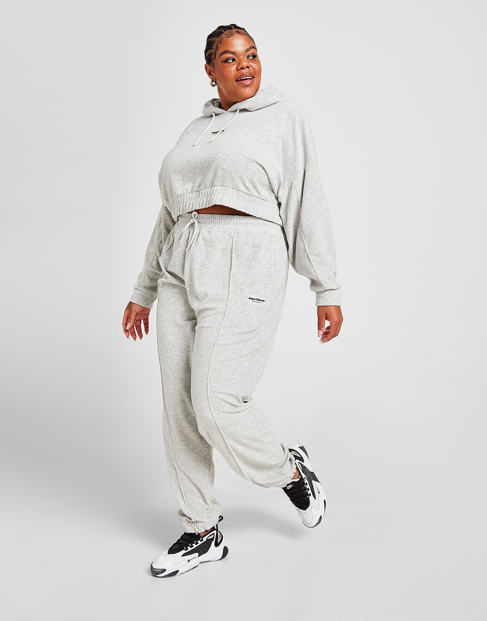

Supply & Demand Towelling Plus Size Joggers - Only at JD - Grey - Womens, Grey