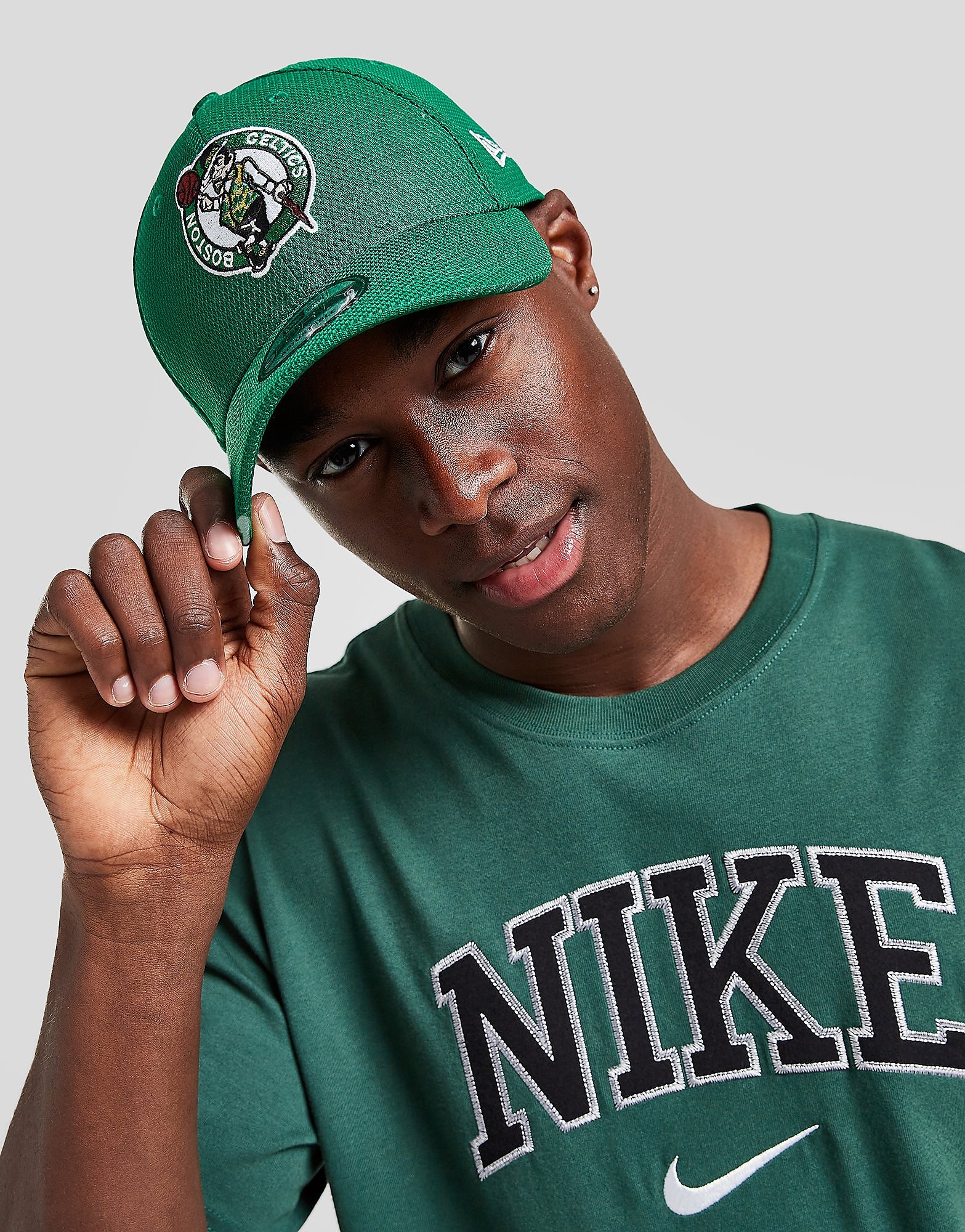 

New Era NBA Boston Celtics Diamond Era 9FORTY Cap - Green - Womens, Green
