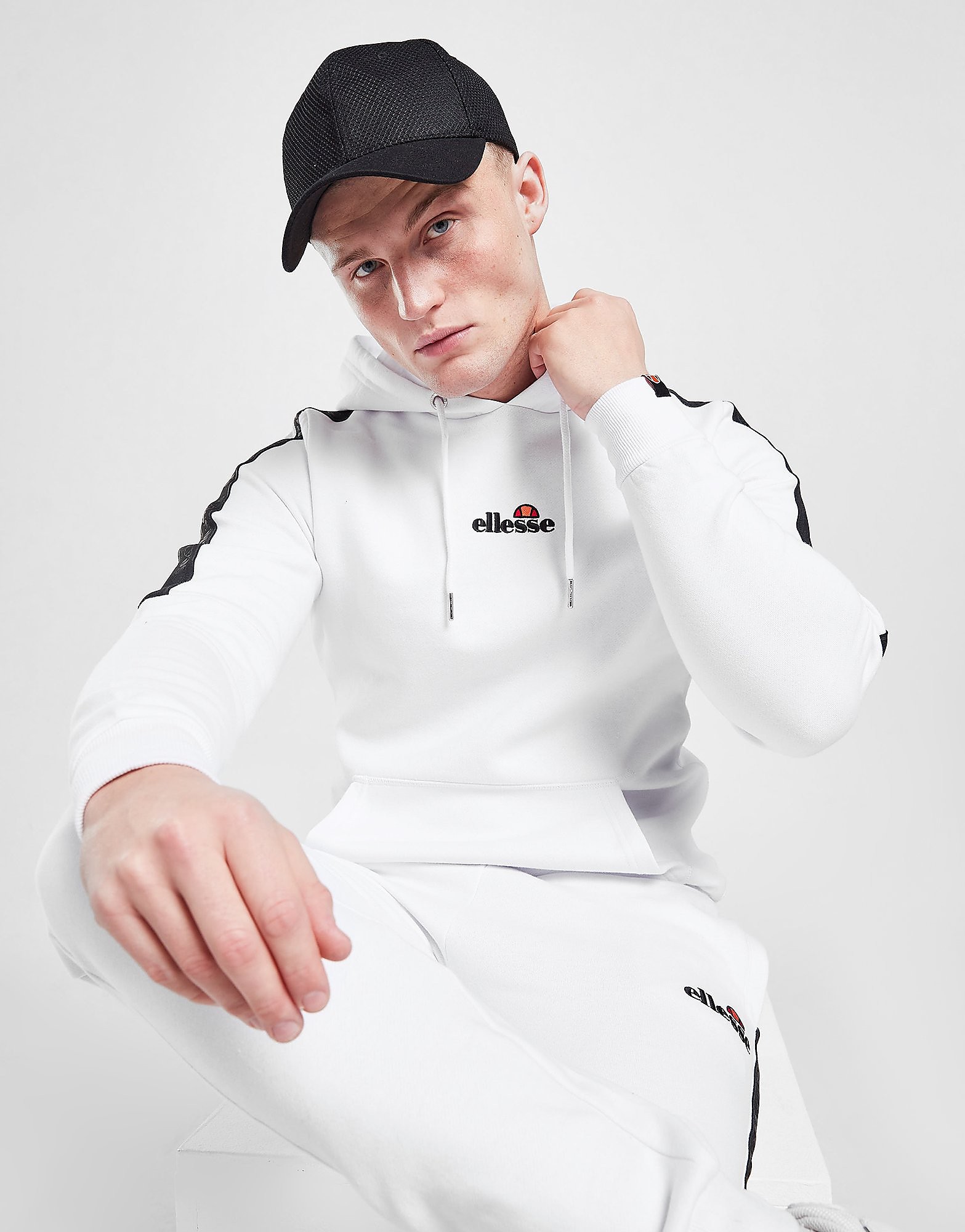 

Ellesse Saphiro Overhead Hoodie - Only at JD - White - Mens, White