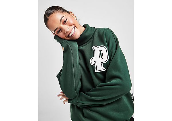 Puma Varsity Turtleneck Sweatshirt - Green - Womens, Green