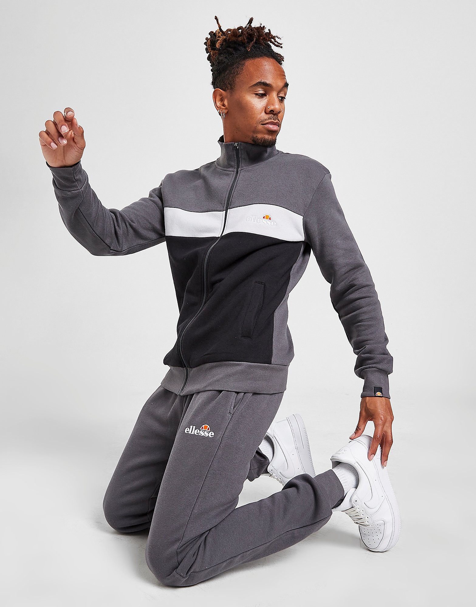 

Ellesse Deltoro Tracksuit - Grey - Mens, Grey