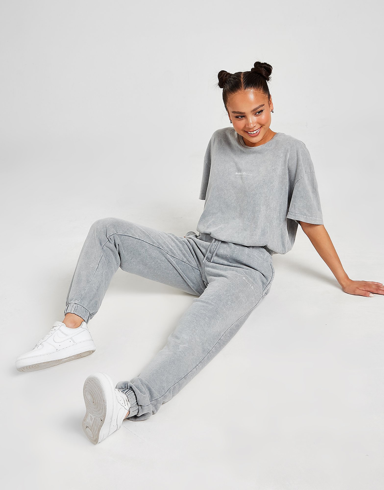 

Supply & Demand Washed High Waisted Joggers - Only at JD - GREY - Womens, GREY