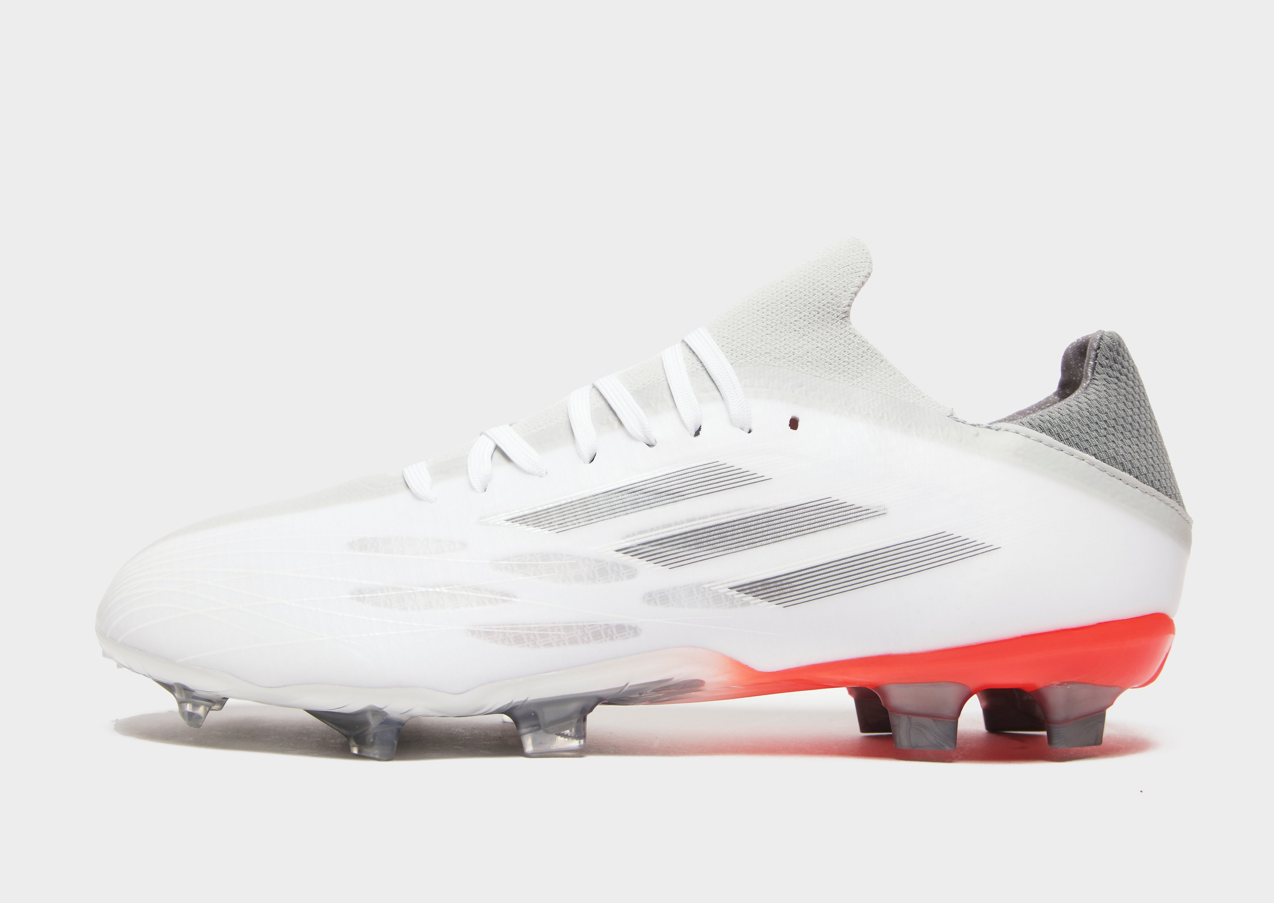 

adidas Whitespark X Speedflow .2 FG - Cloud White / Iron Metallic / Solar Red - Womens, Cloud White / Iron Metallic / Solar Red