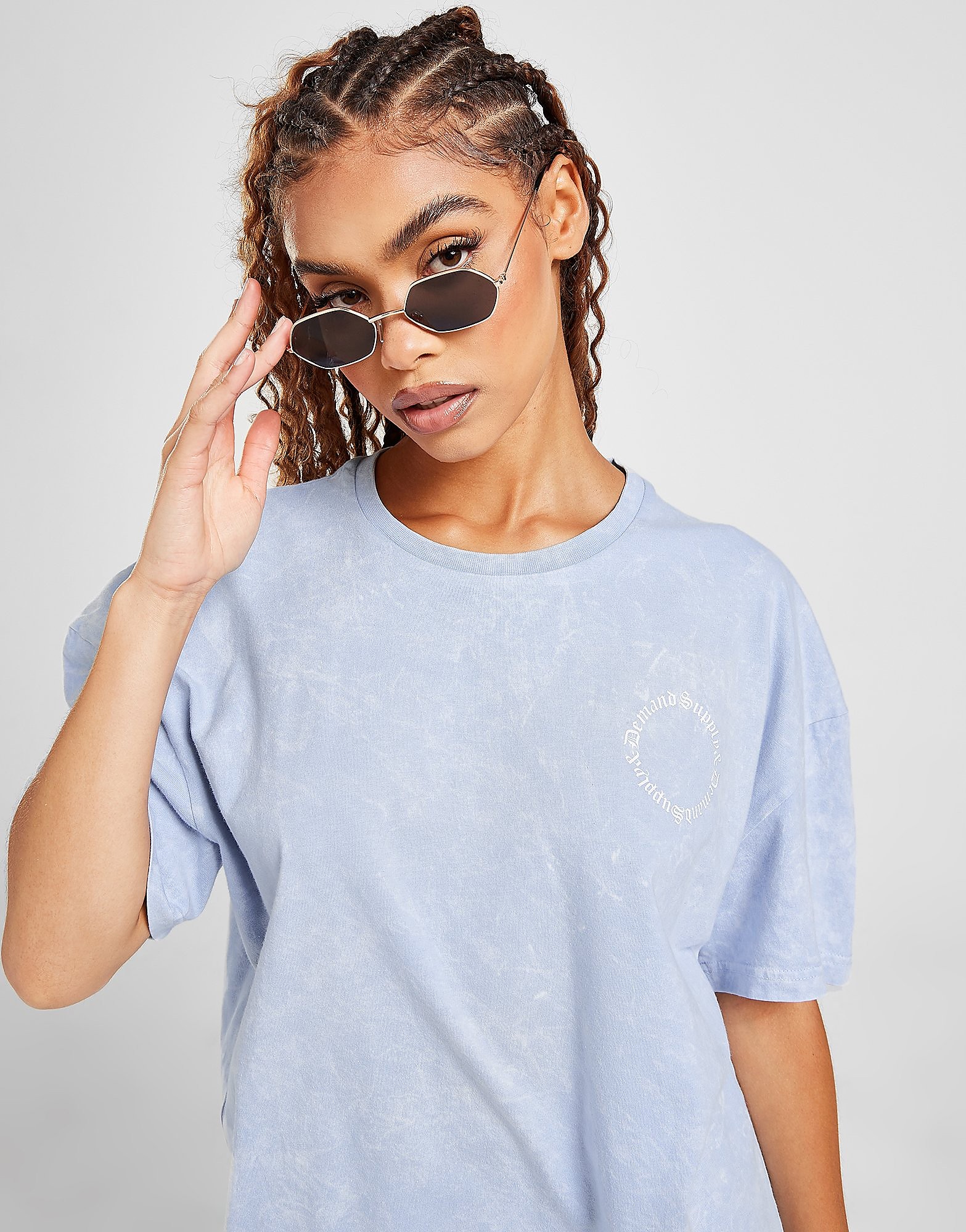 

Supply & Demand Gothic Washed T-Shirt - Only at JD - BLUE, BLUE