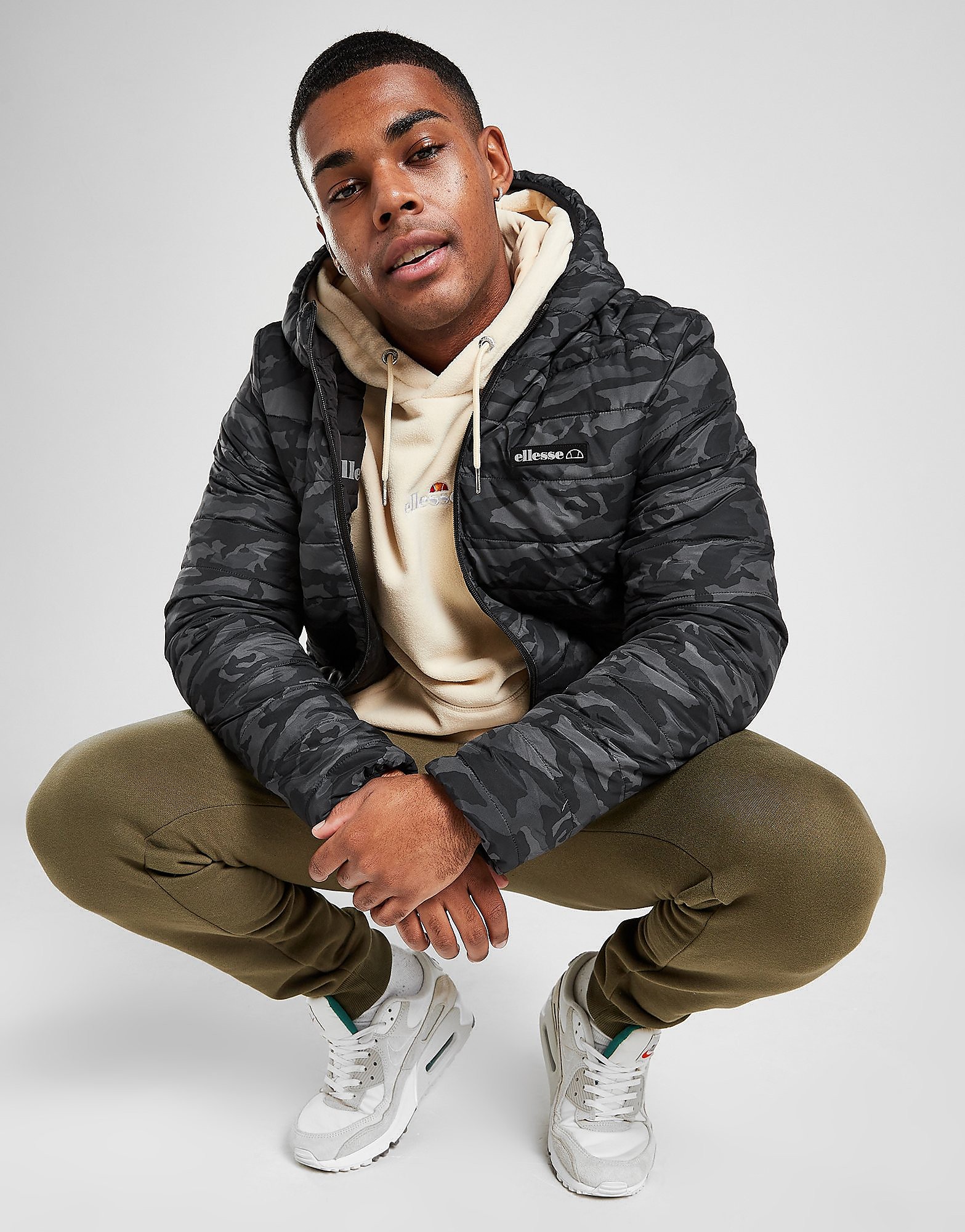 

Ellesse Lavios Reversible Jacket - Only at JD - Grey/Black - Mens, Grey/Black