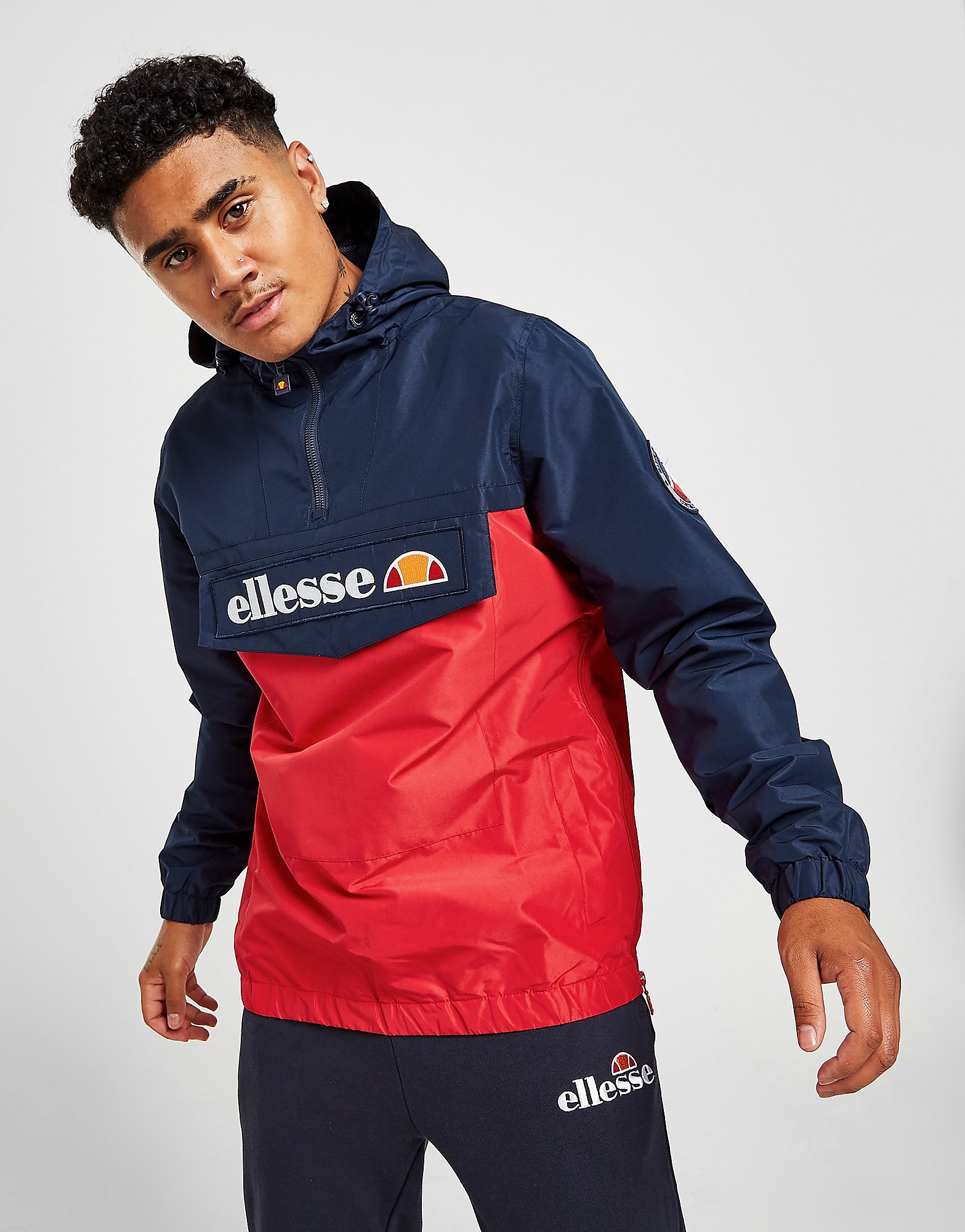 

Ellesse Mont Jacket - Navy/Red - Mens, Navy/Red