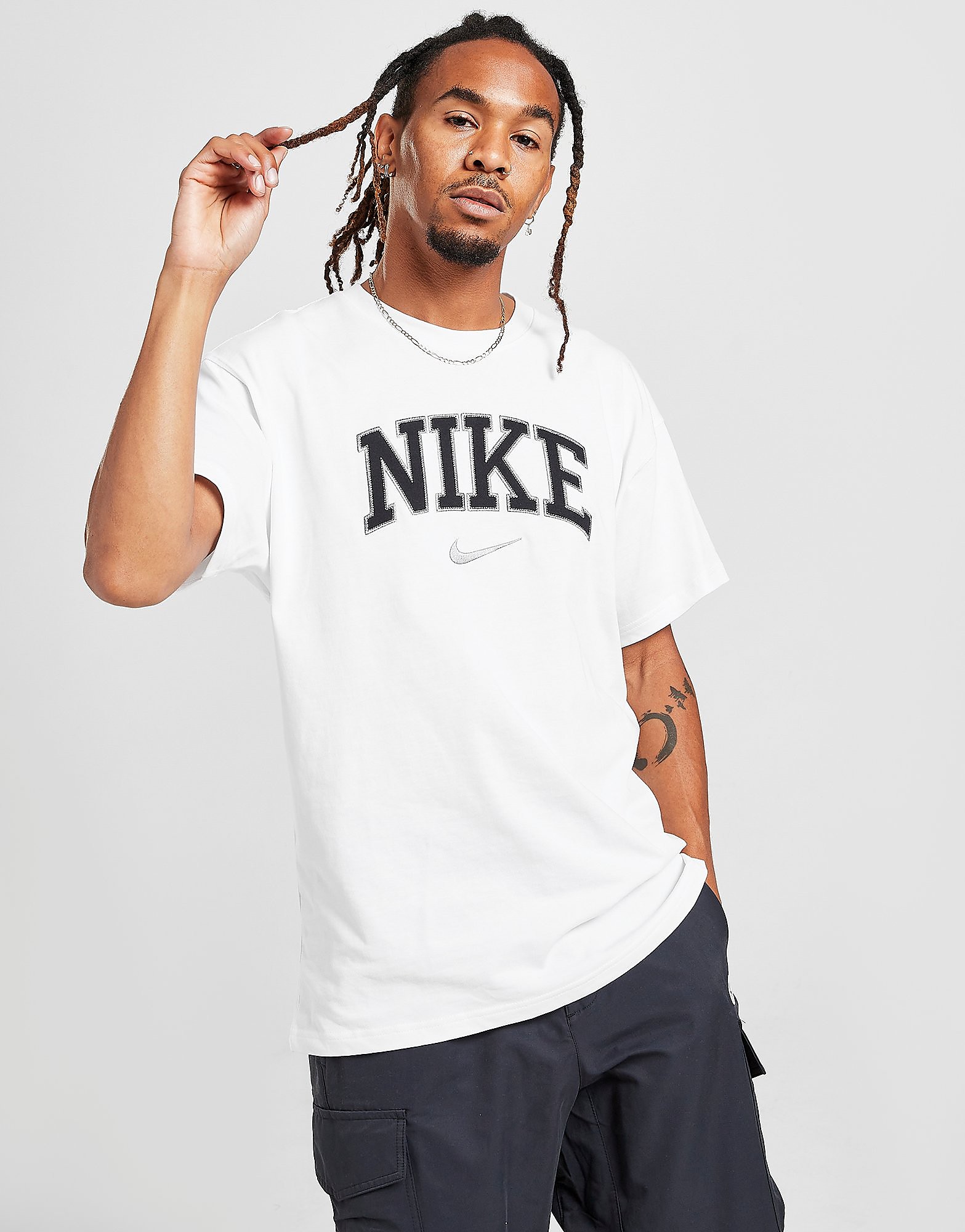 

Nike Collegiate T-Shirt - White - Mens, White
