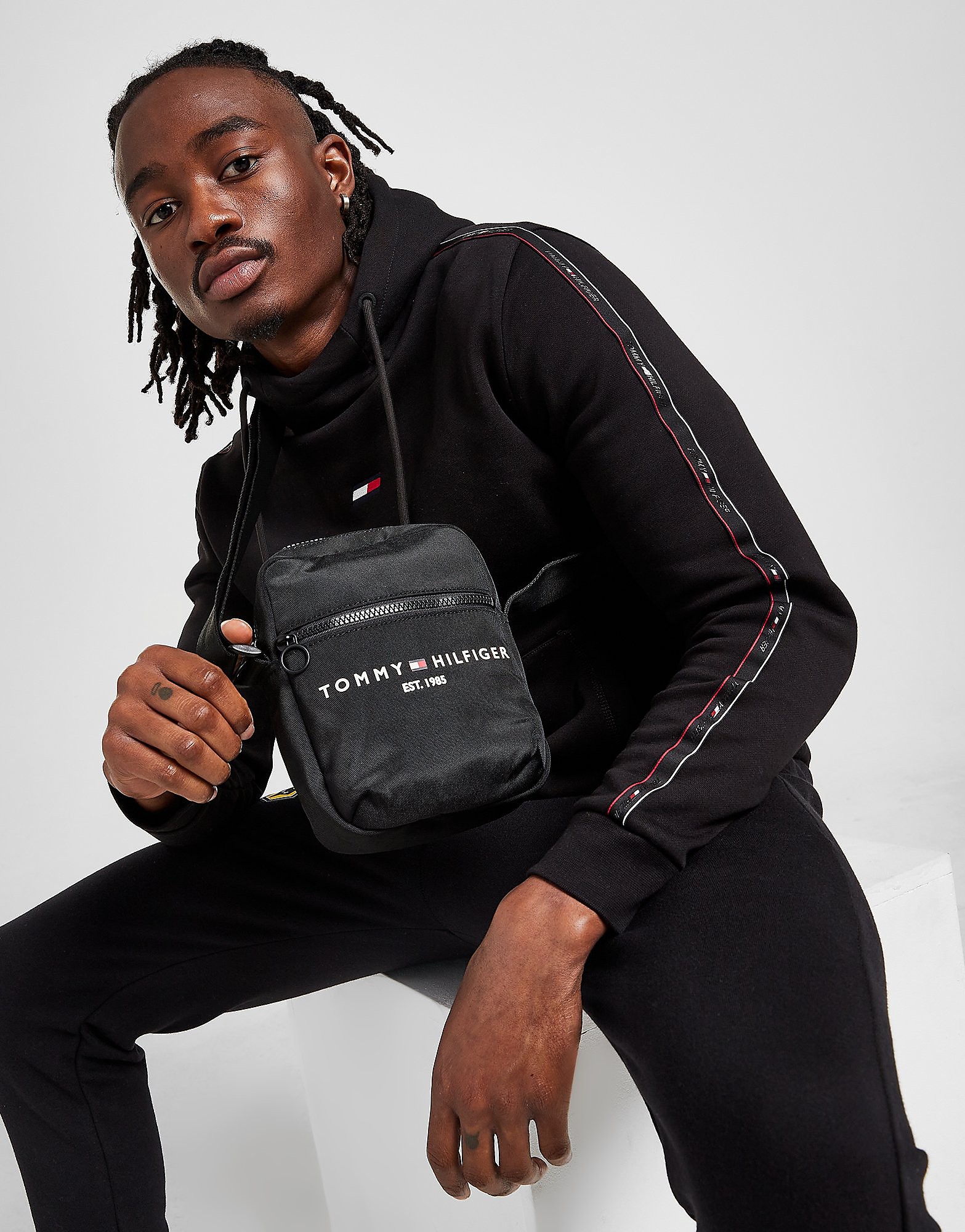 

Tommy Hilfiger Essential Mini Reporter Bag - Black - Mens, Black
