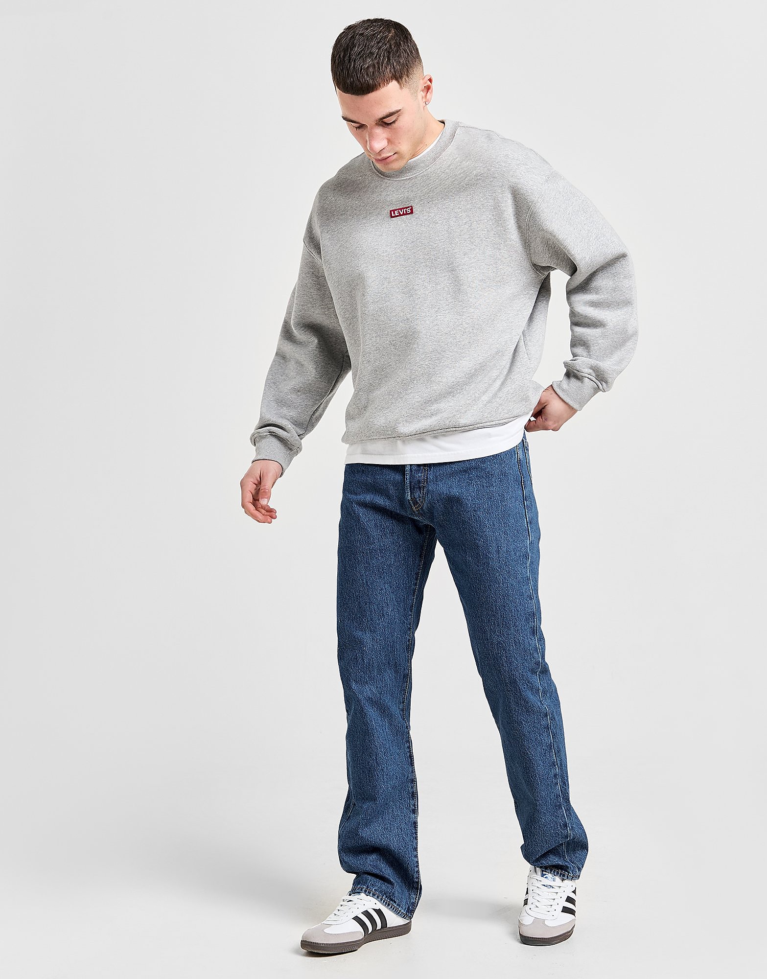

Levis 501 Straight Fit Jeans - Blue - Mens, Blue