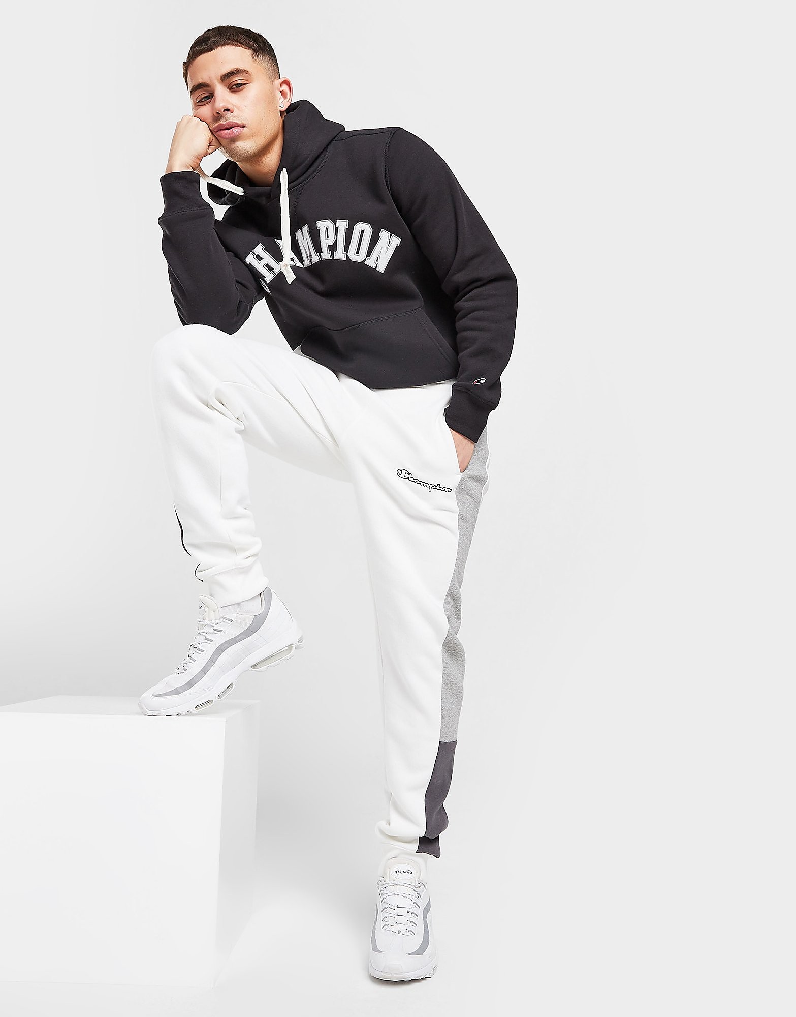 

Champion Colour Block Joggers - Only at JD - White - Mens, White