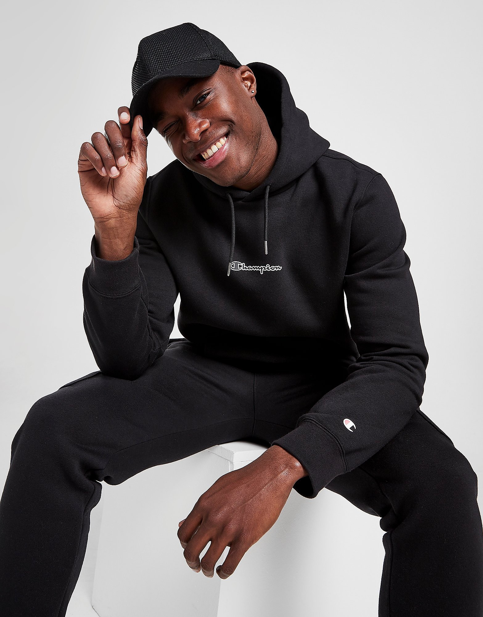 

Champion Core Hoodie - Only at JD - Black - Mens, Black